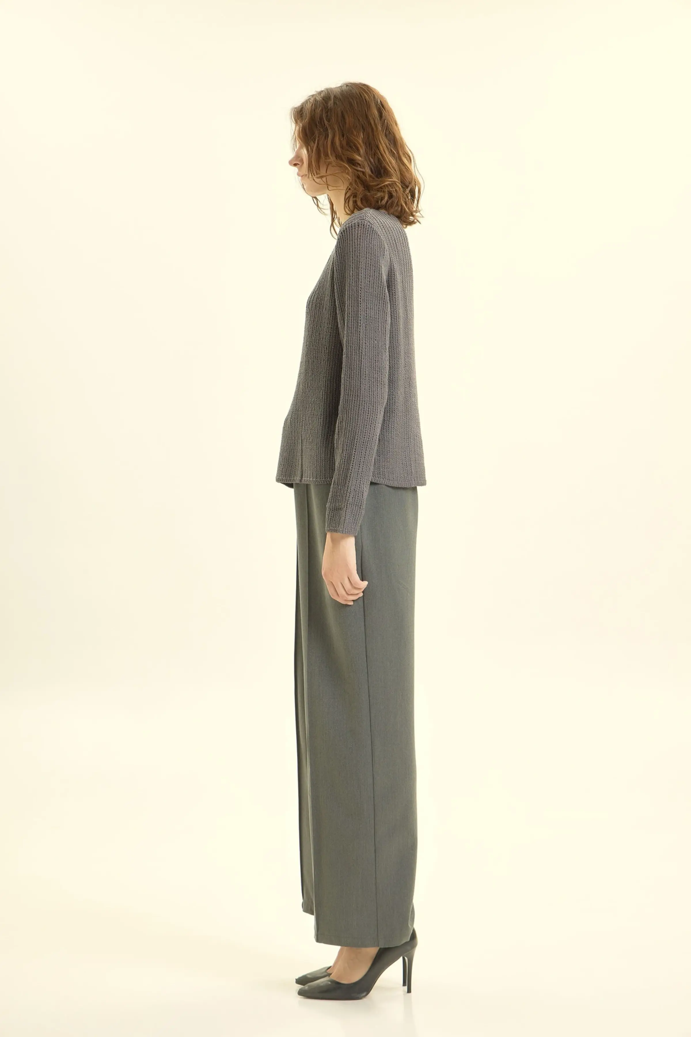 Джемпер темно-серый для женщин 46191-12 60