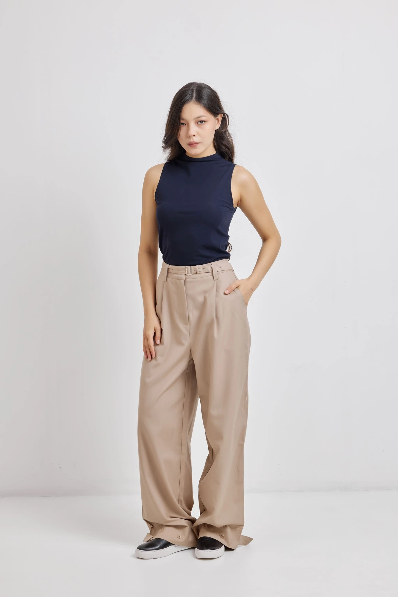 Брюки бежевый для женщин 42404U-15 71