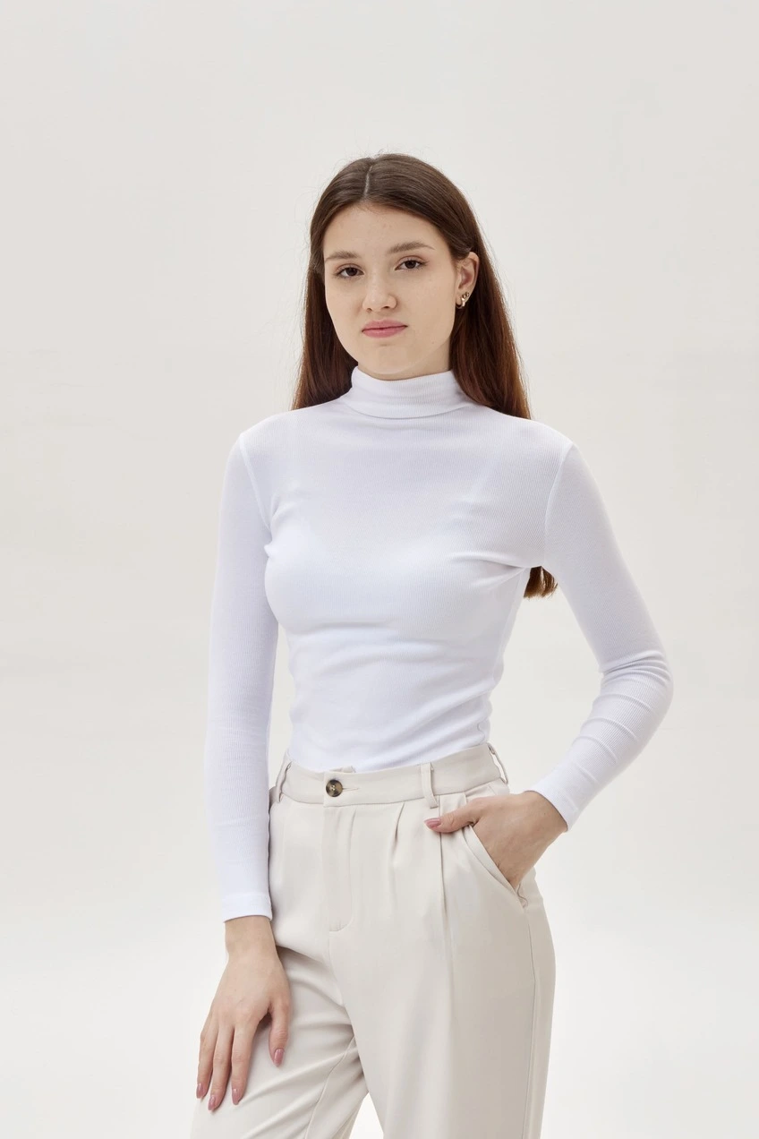 Водолазка белый для женщин 151/180/32218-4 73