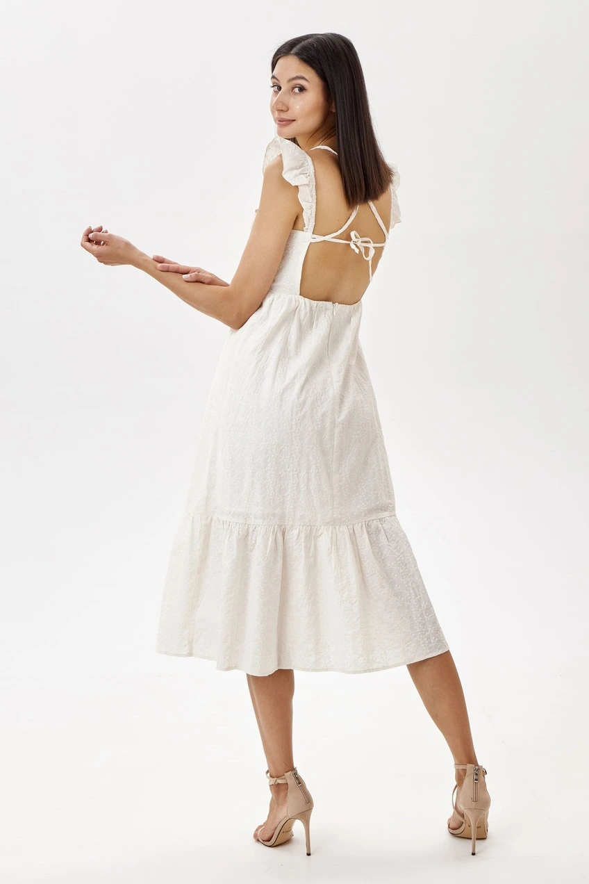 Сарафан белый для женщин 753/721/37229-4 48