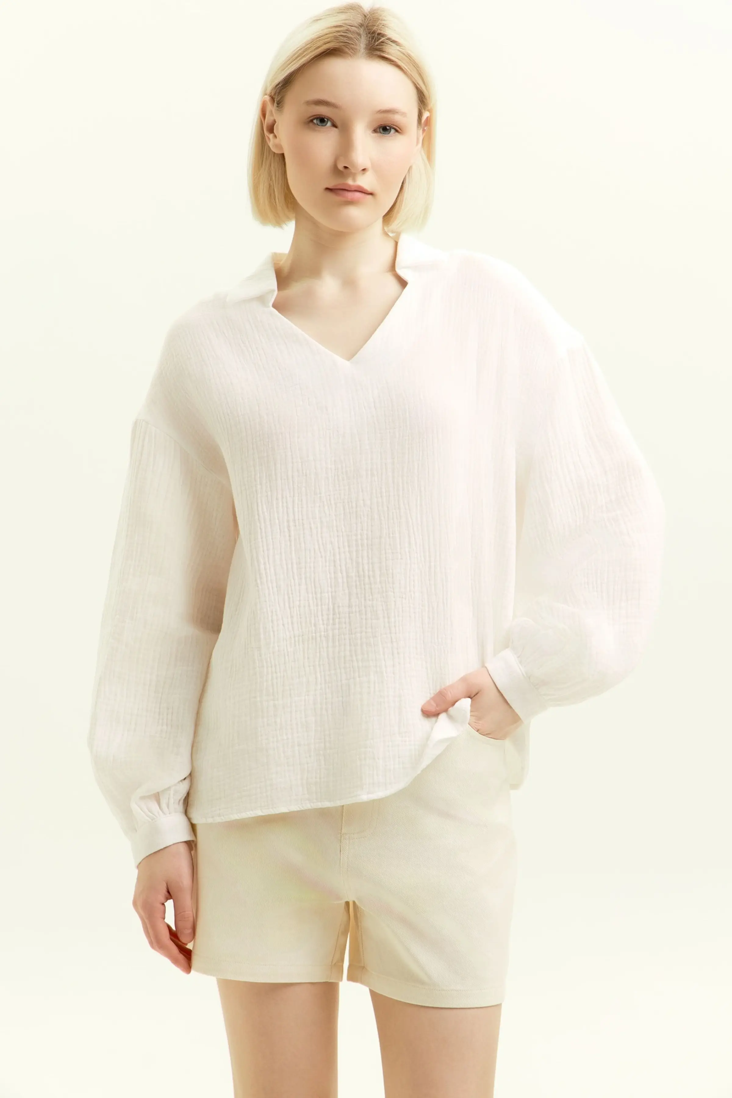 Блузка белый для женщин 45252-4 28