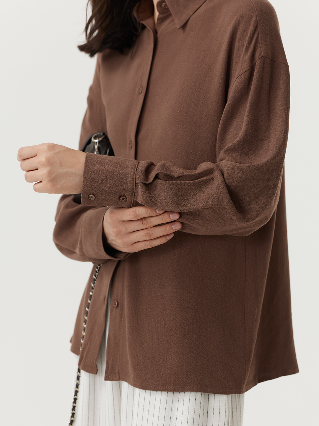 Рубашка коричневый для женщин 48194-13 66