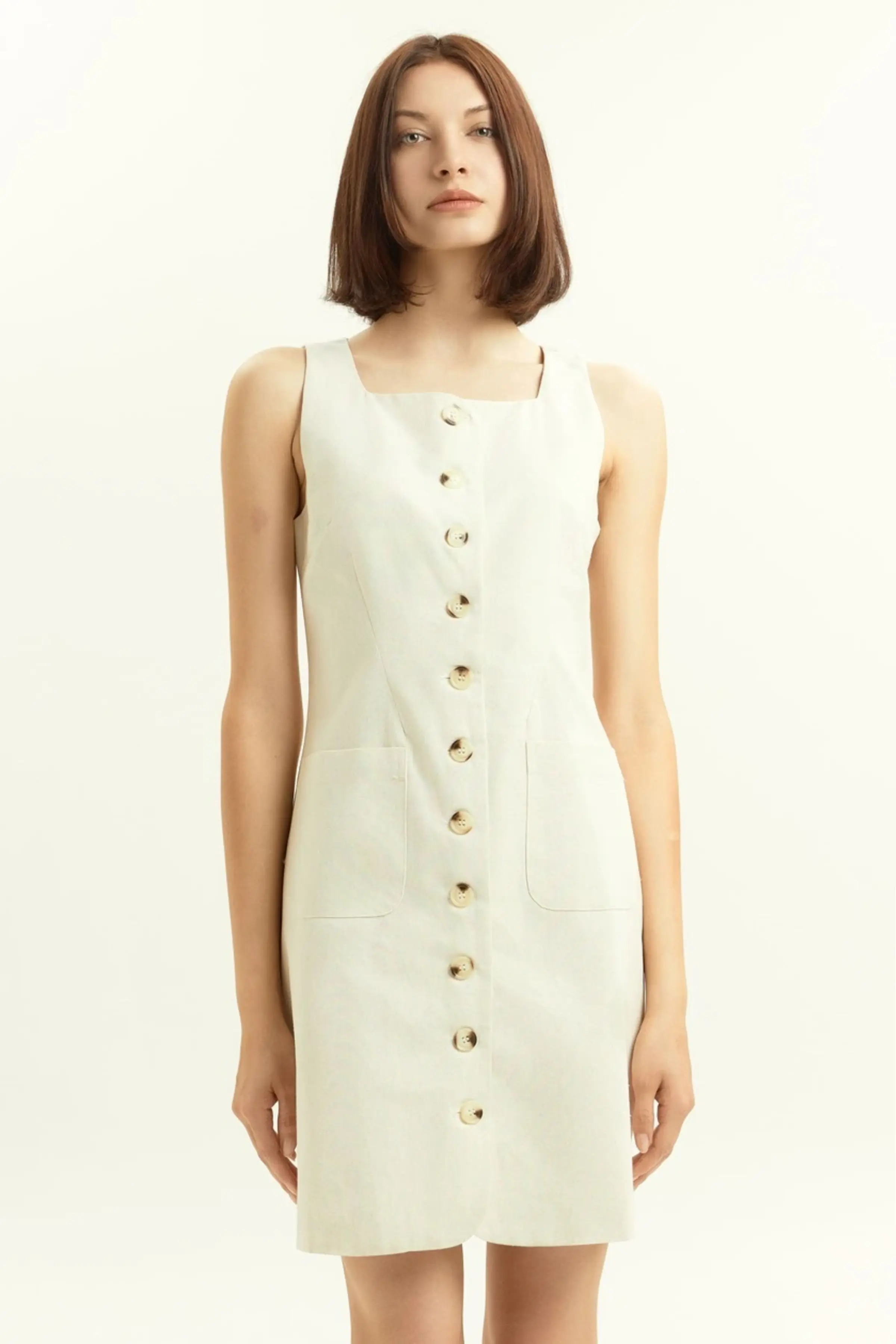 Платье светло-бежевый для женщин 45186-160 54