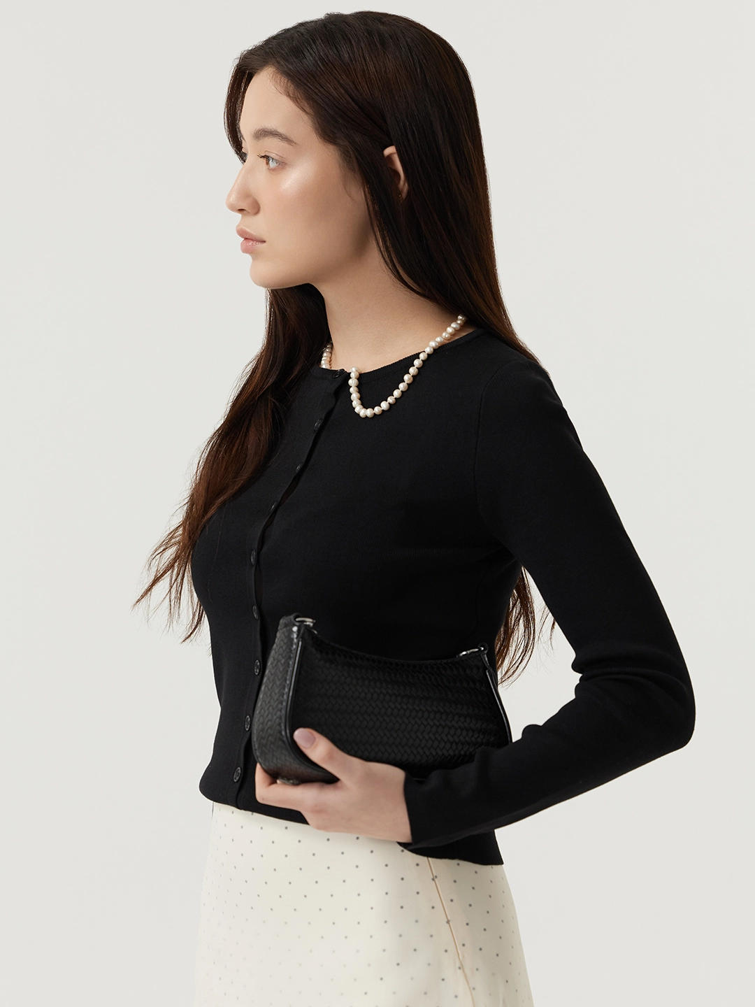 Кардиган черный для женщин 48113-1 50