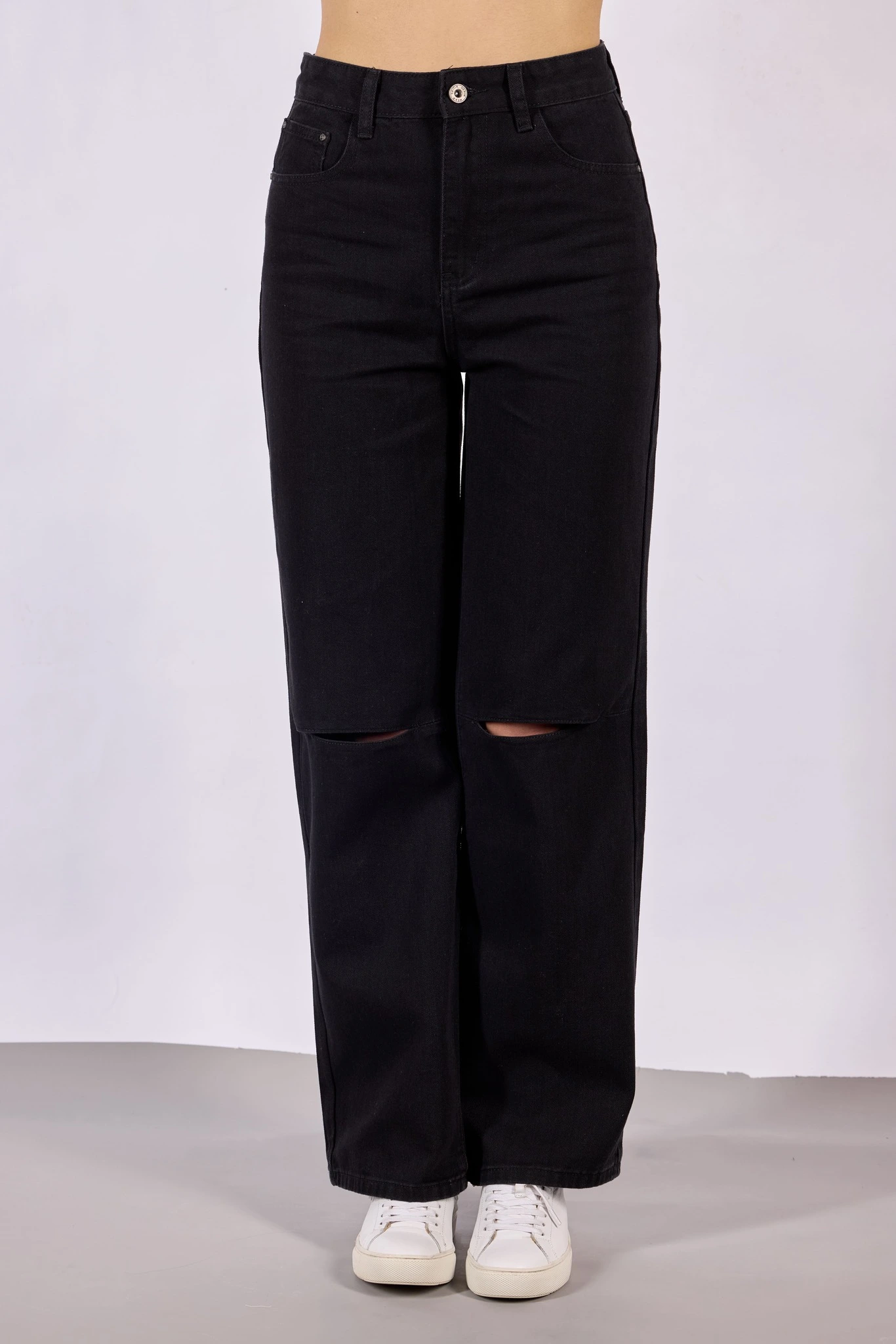 Джинсы черный для женщин 44146-1 74