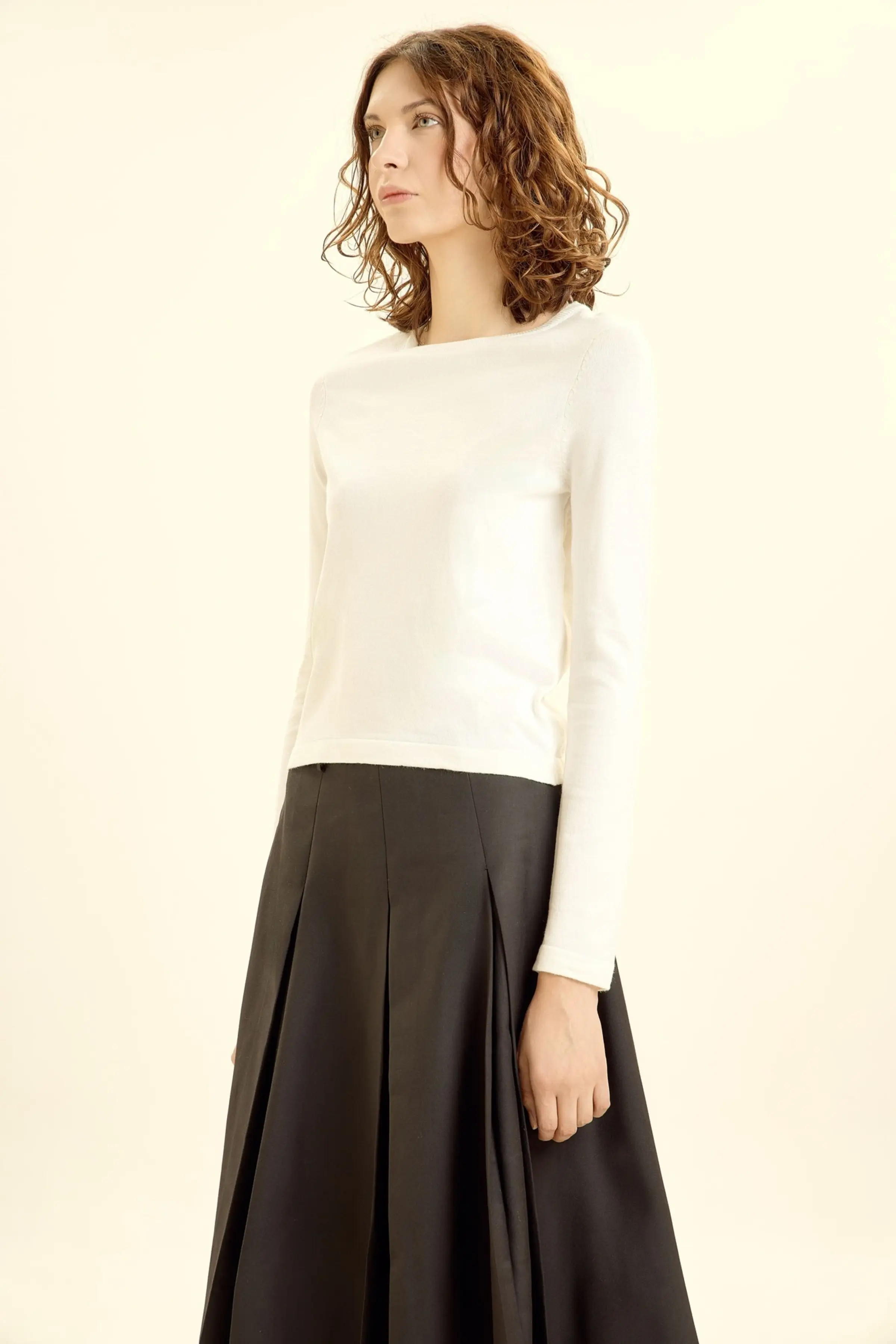 Джемпер белый для женщин 46129-4 60