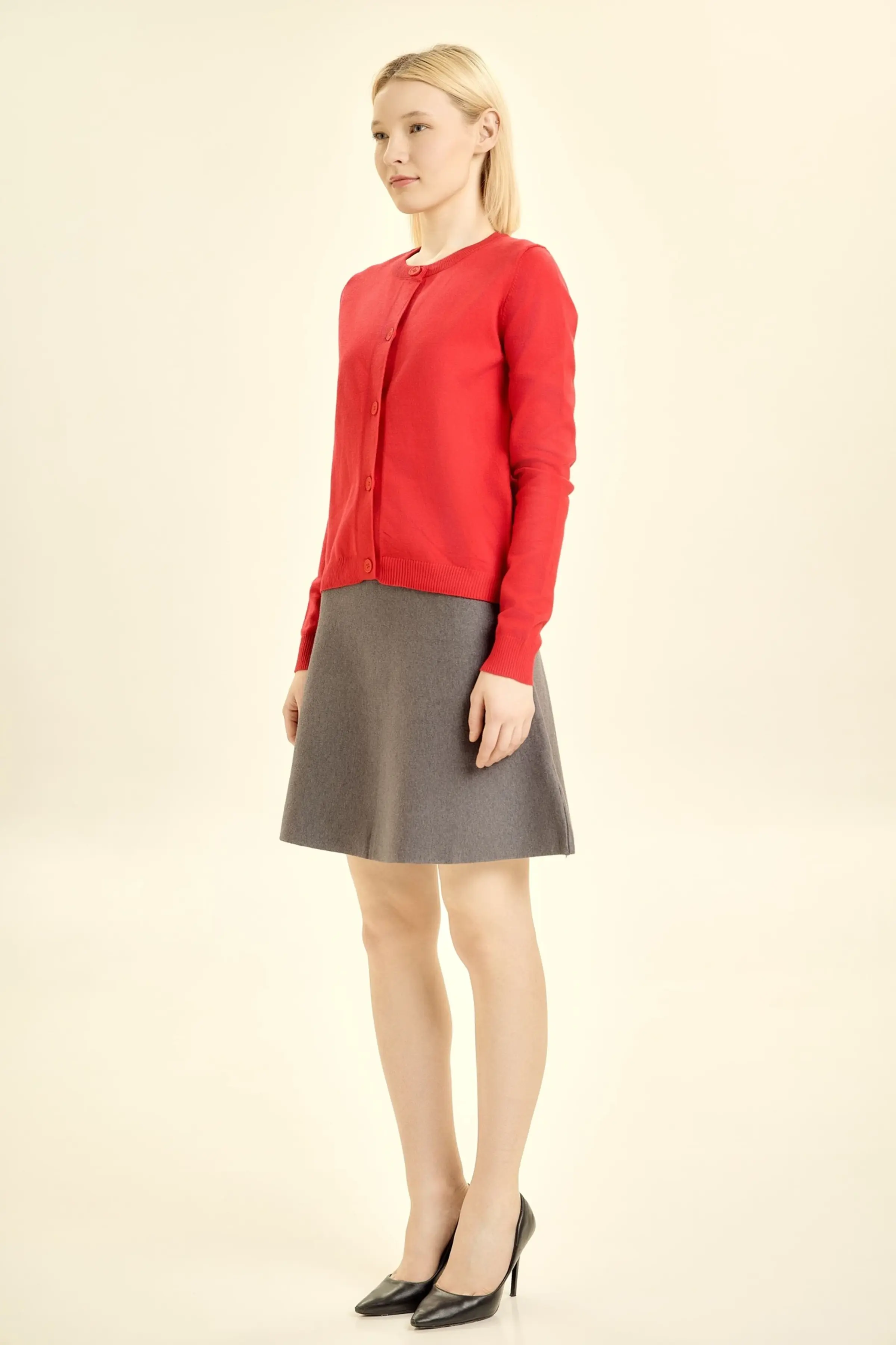 Кардиган красный для женщин 46231-7 50