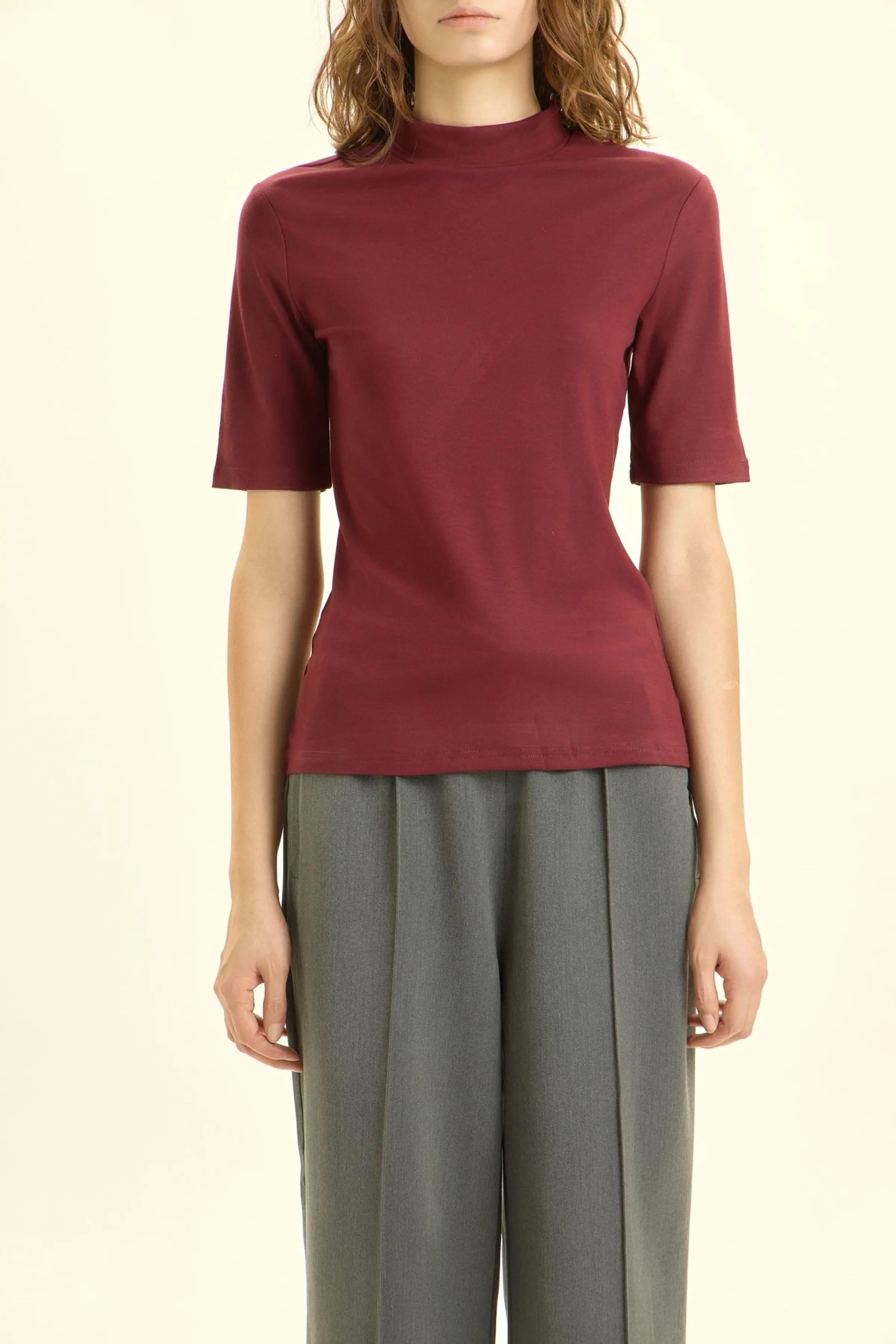 Футболка бордовый для женщин 46178-67 67