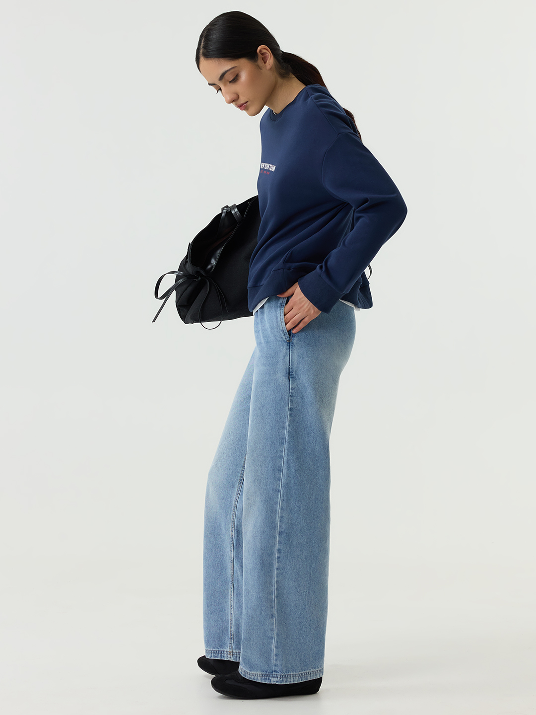 Лонгслив синий для женщин 48197-65 59