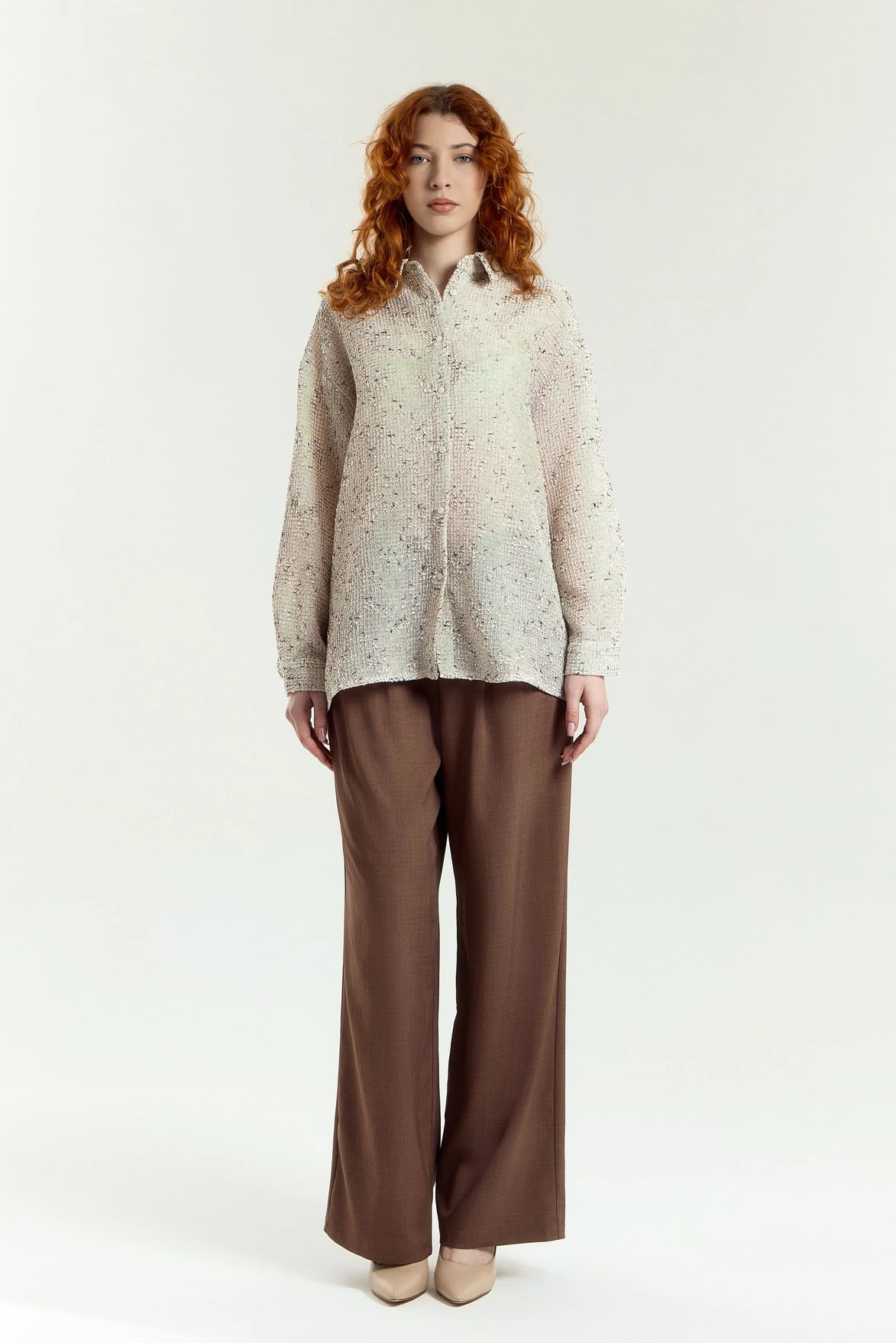 Рубашка бежевый для женщин 45130-15 66