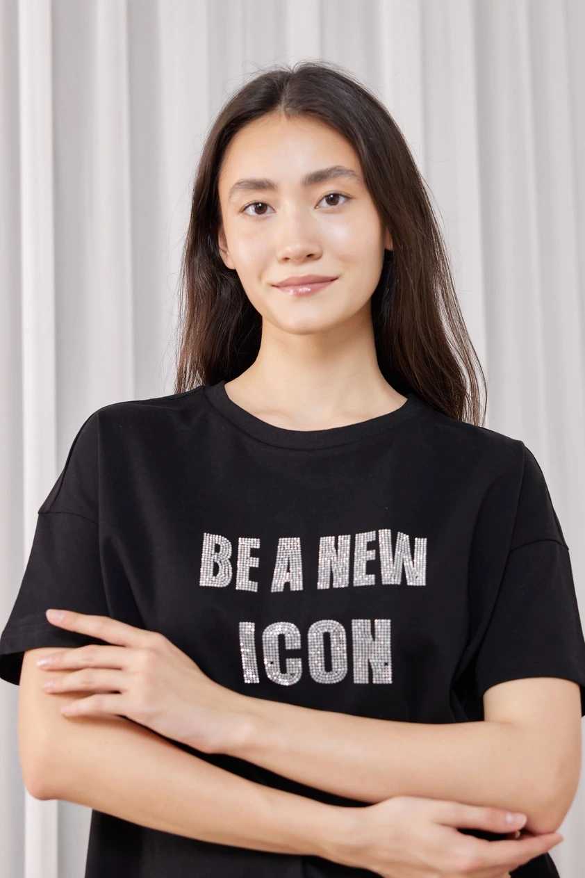 Футболка черный для женщин 41278-1 67