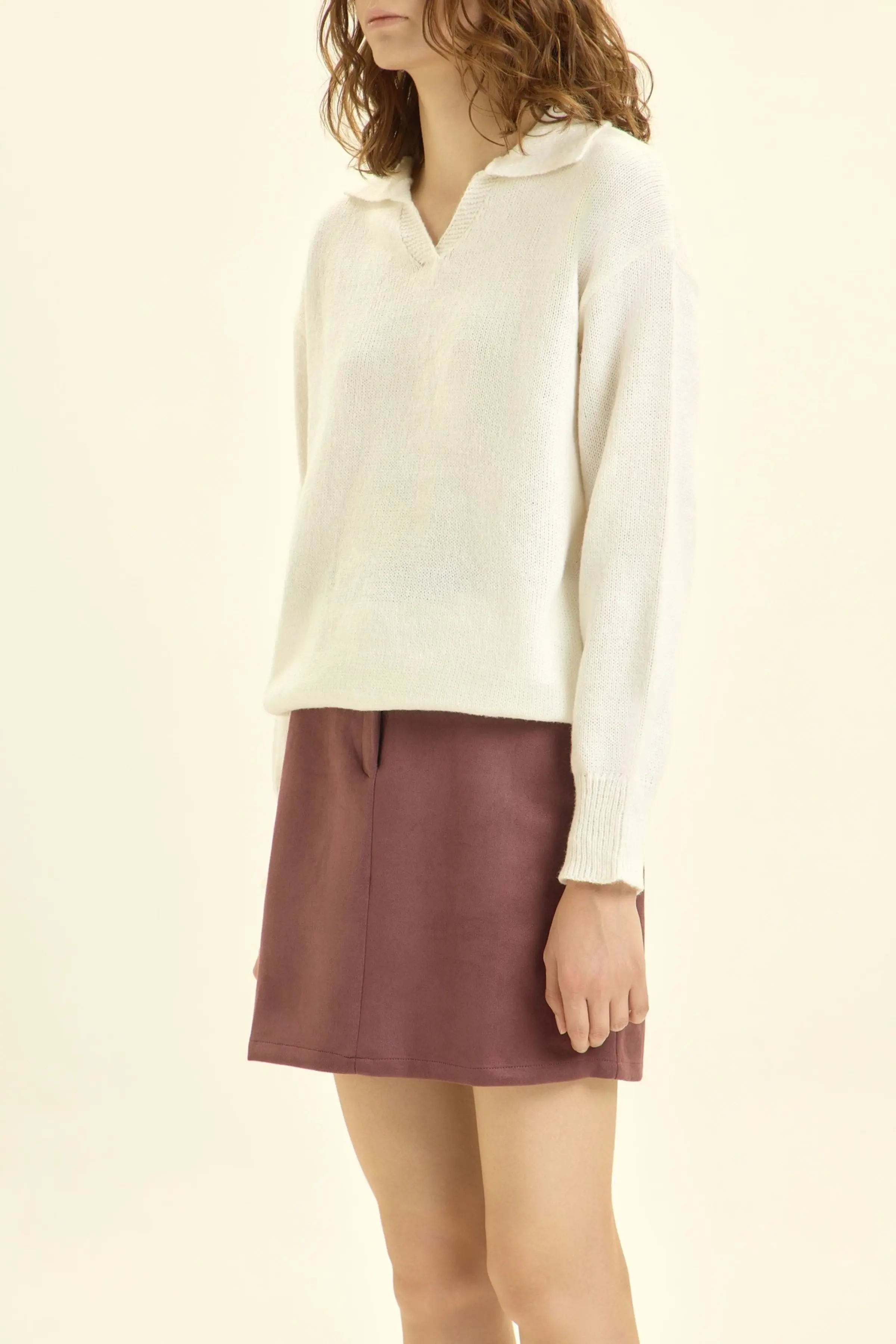 Джемпер белый для женщин 46194-4 60