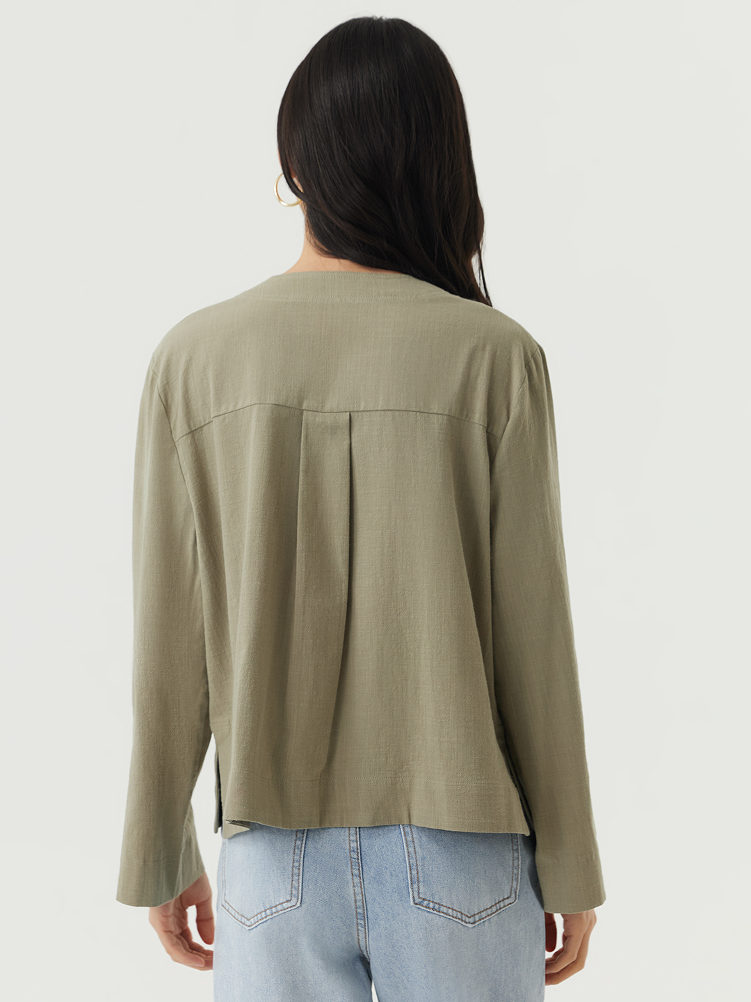 Блузка хаки для женщин 48239-14 28