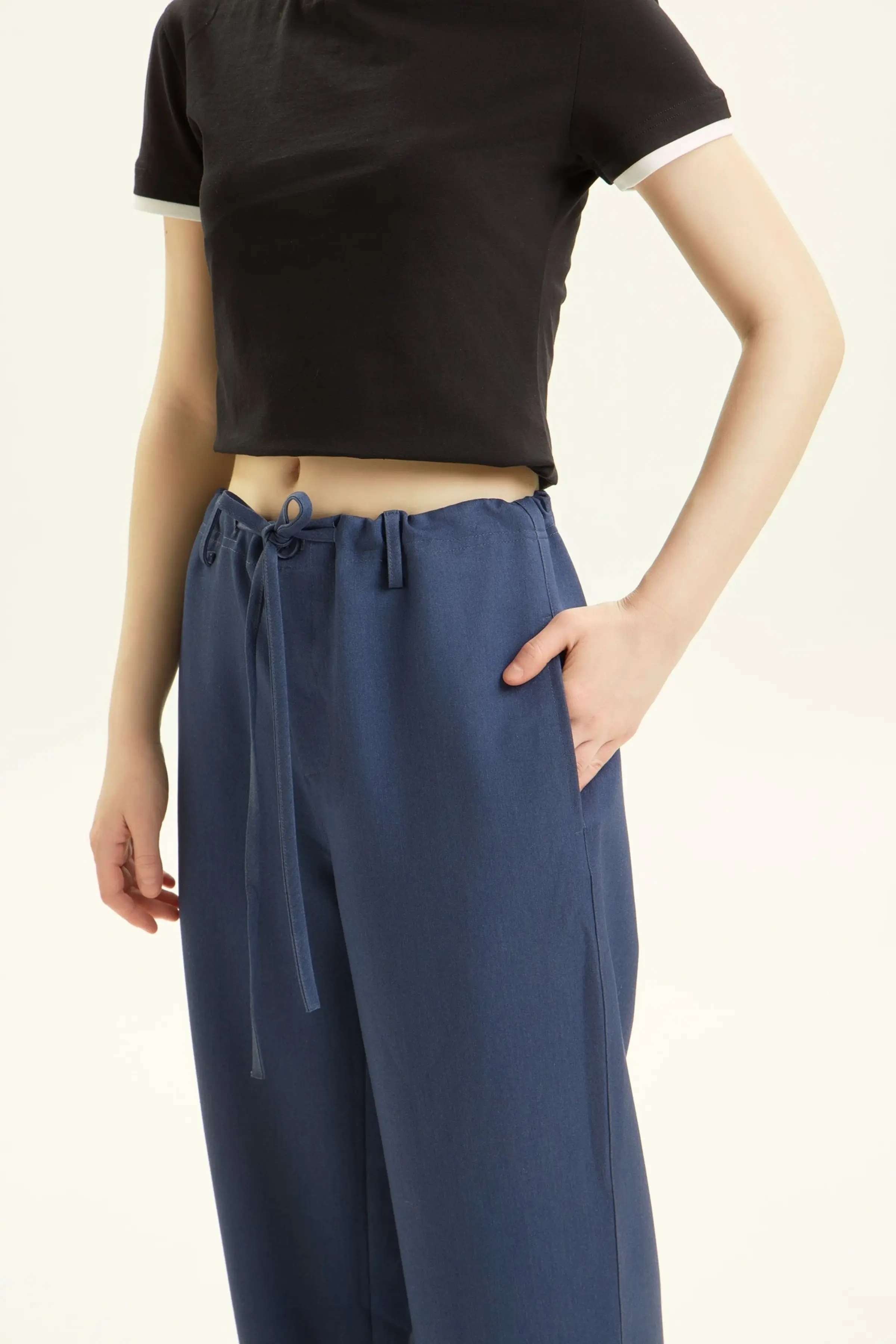 Брюки синий для женщин 45341D-65 71