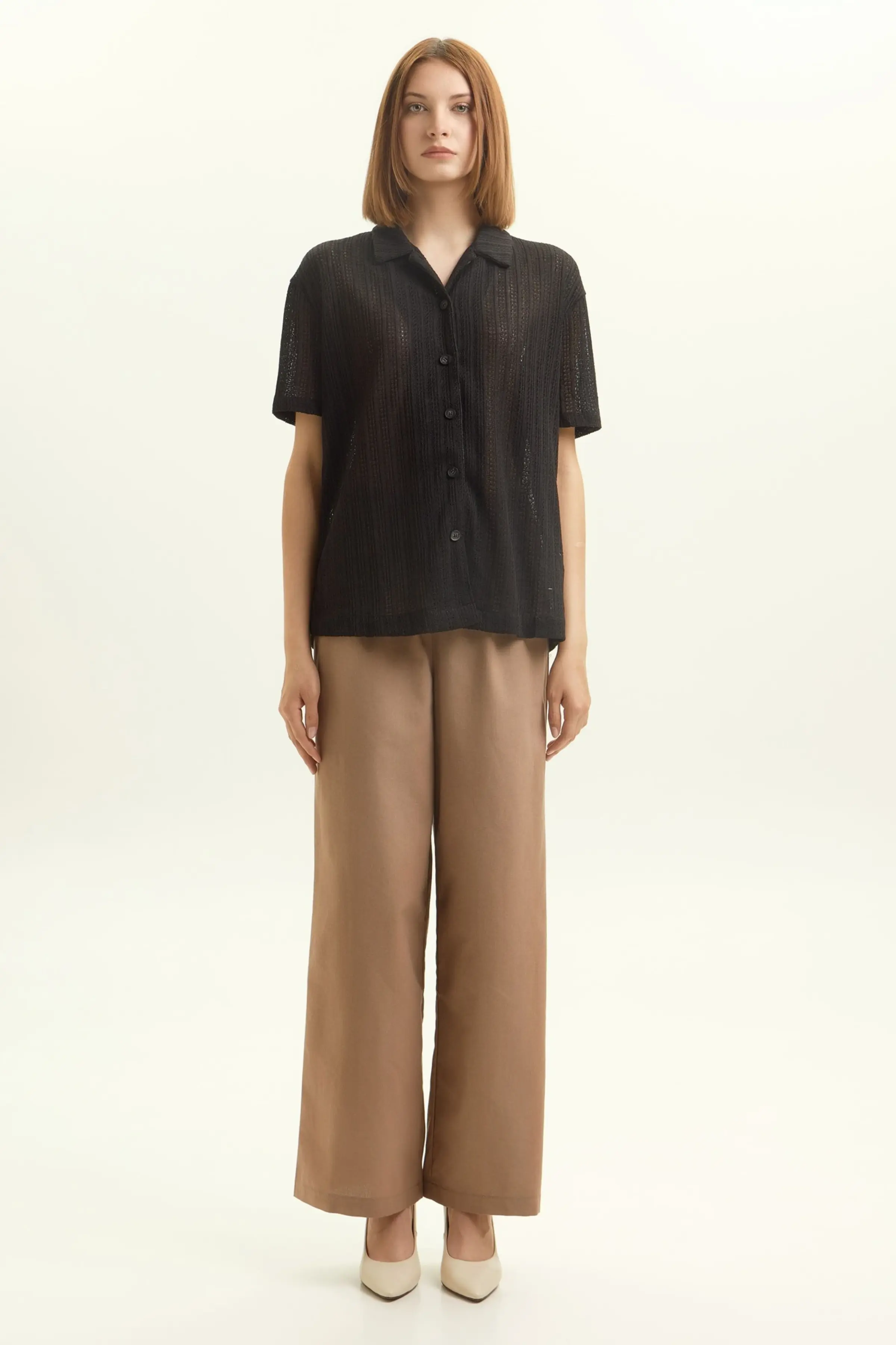 Брюки темно-бежевый для женщин 45182-78 71