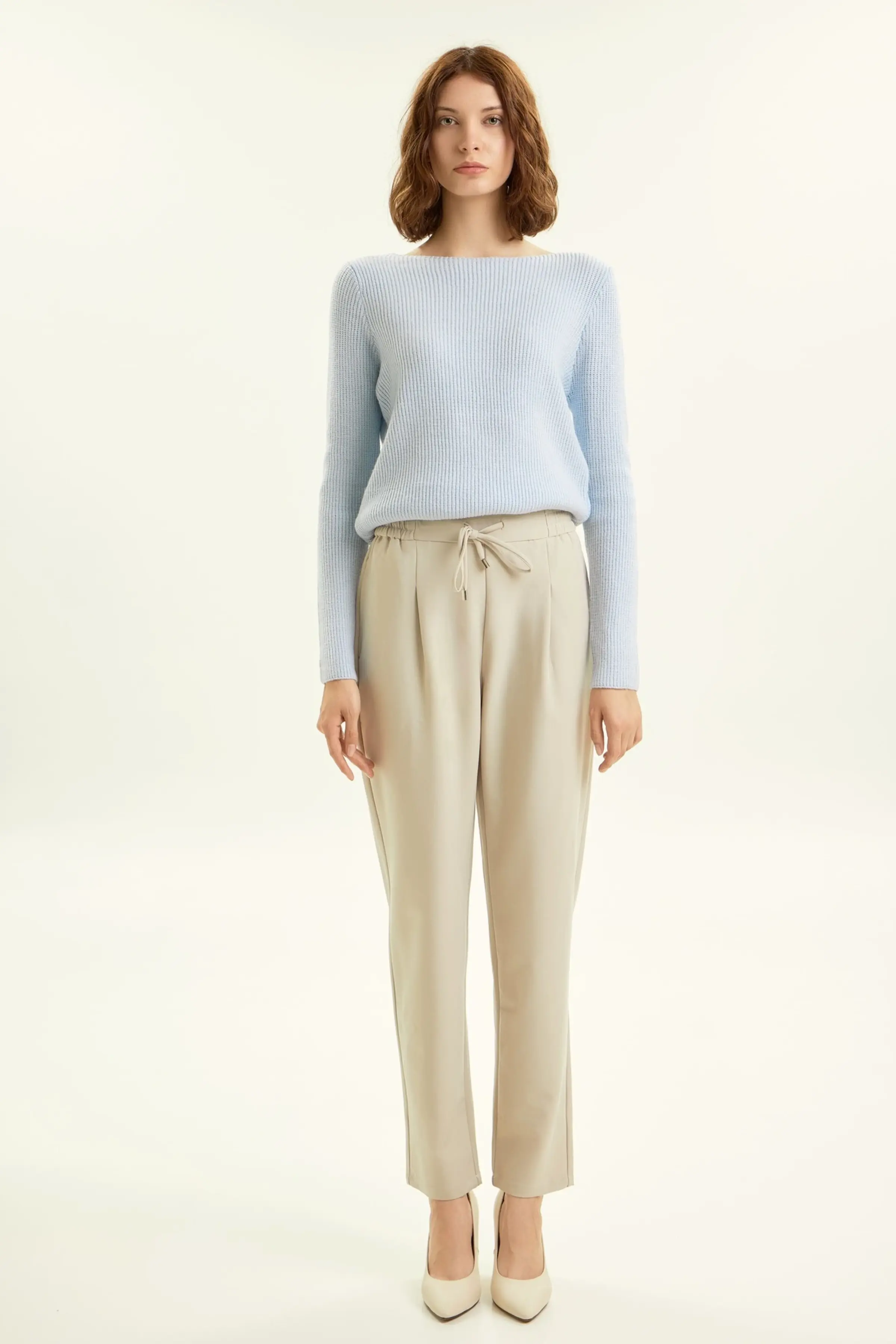 Брюки бежевый для женщин 44293-15 71