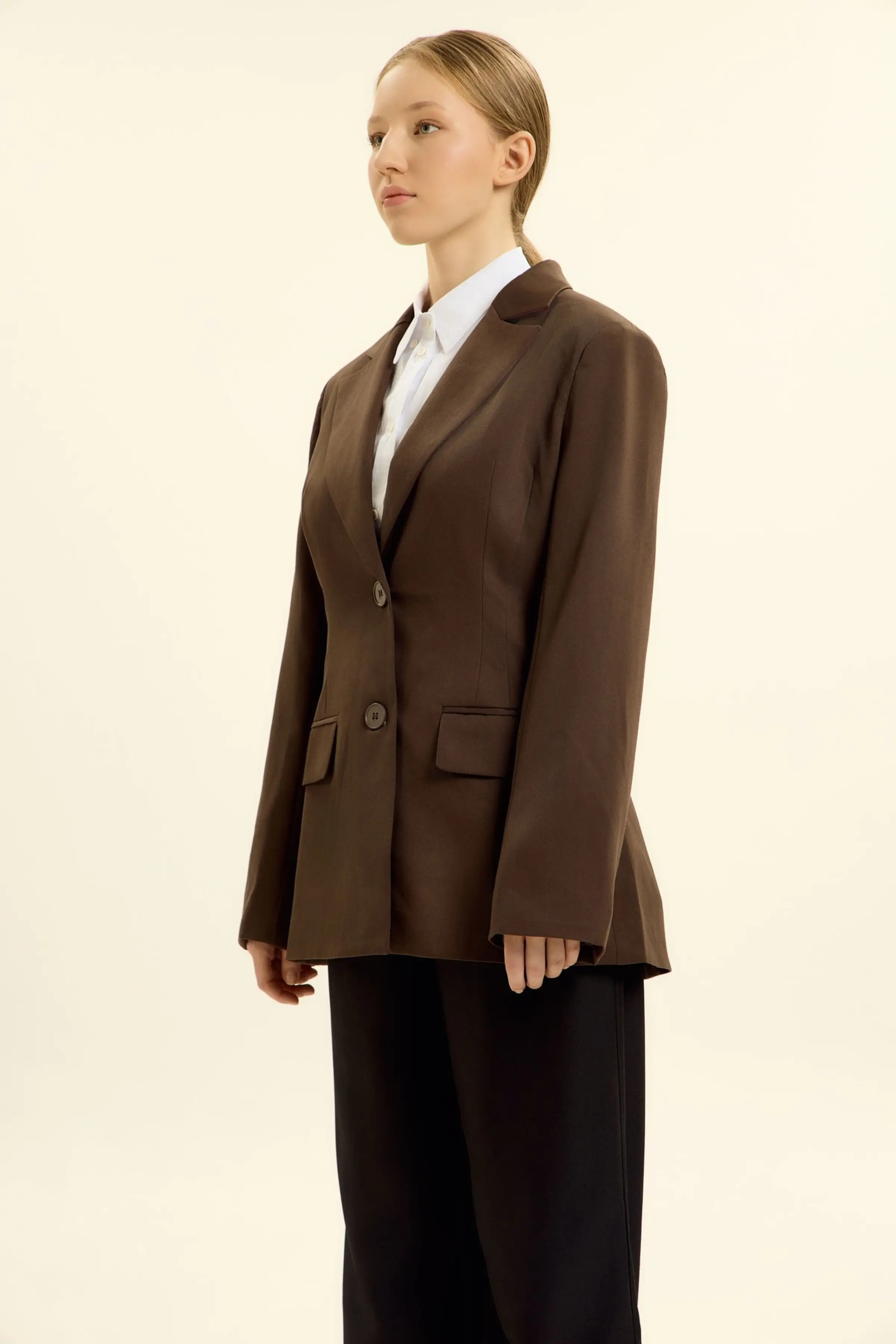 Жакет коричневый для женщин 46261-13 64