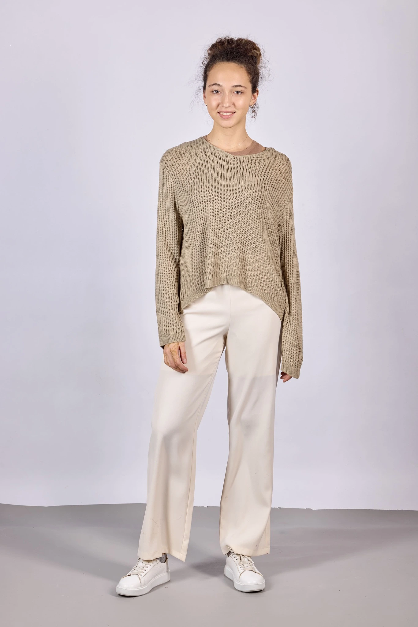 Джемпер бежевый для женщин 44109-15 60