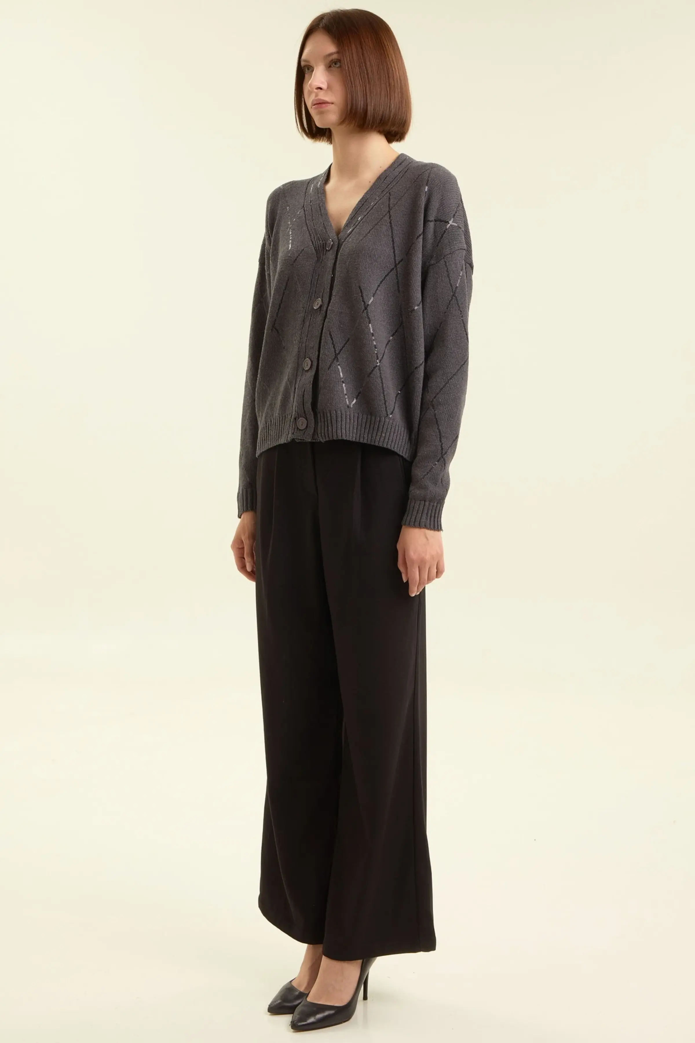 Кардиган серый для женщин 47150-61 50