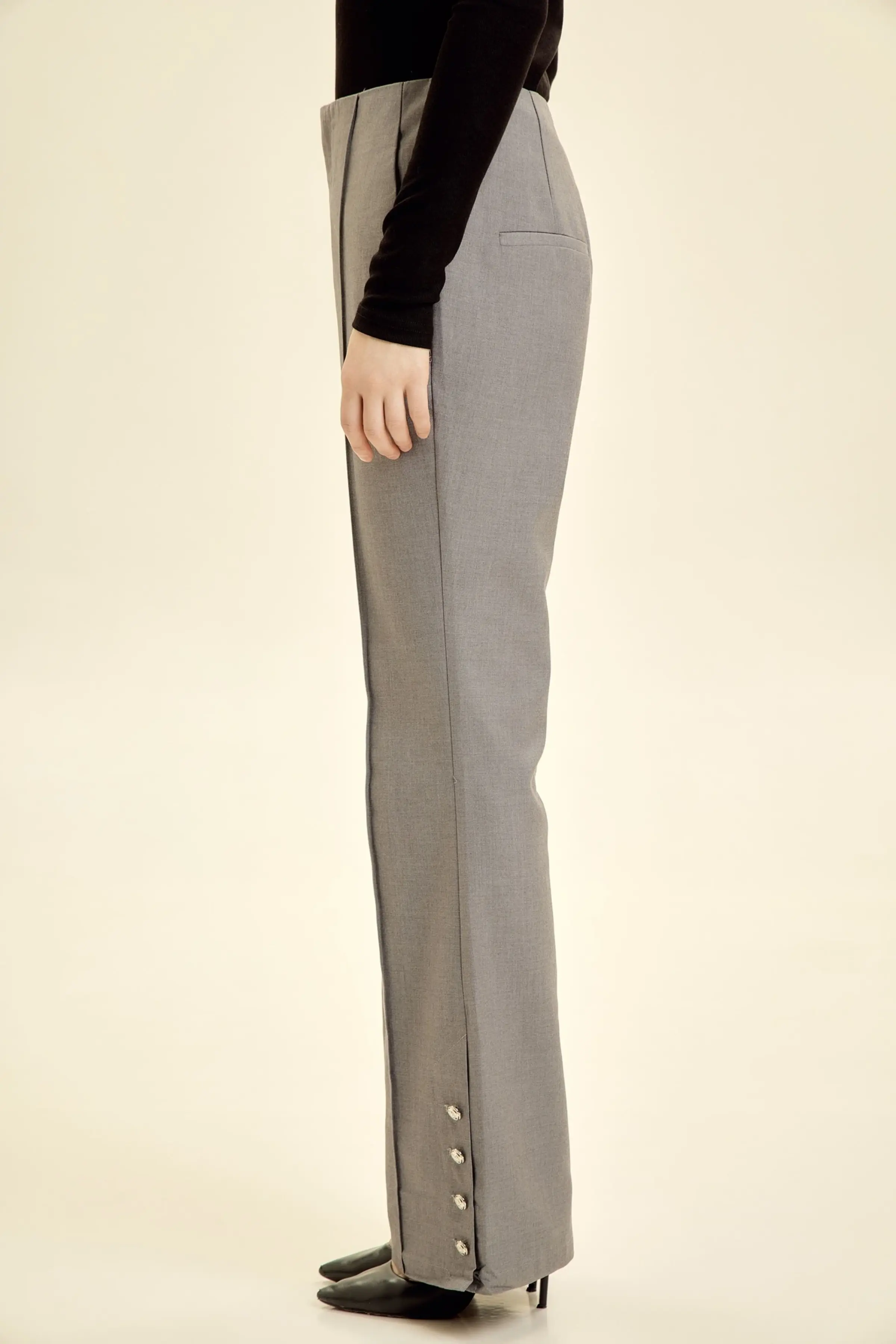 Брюки серый для женщин 46141-61 71