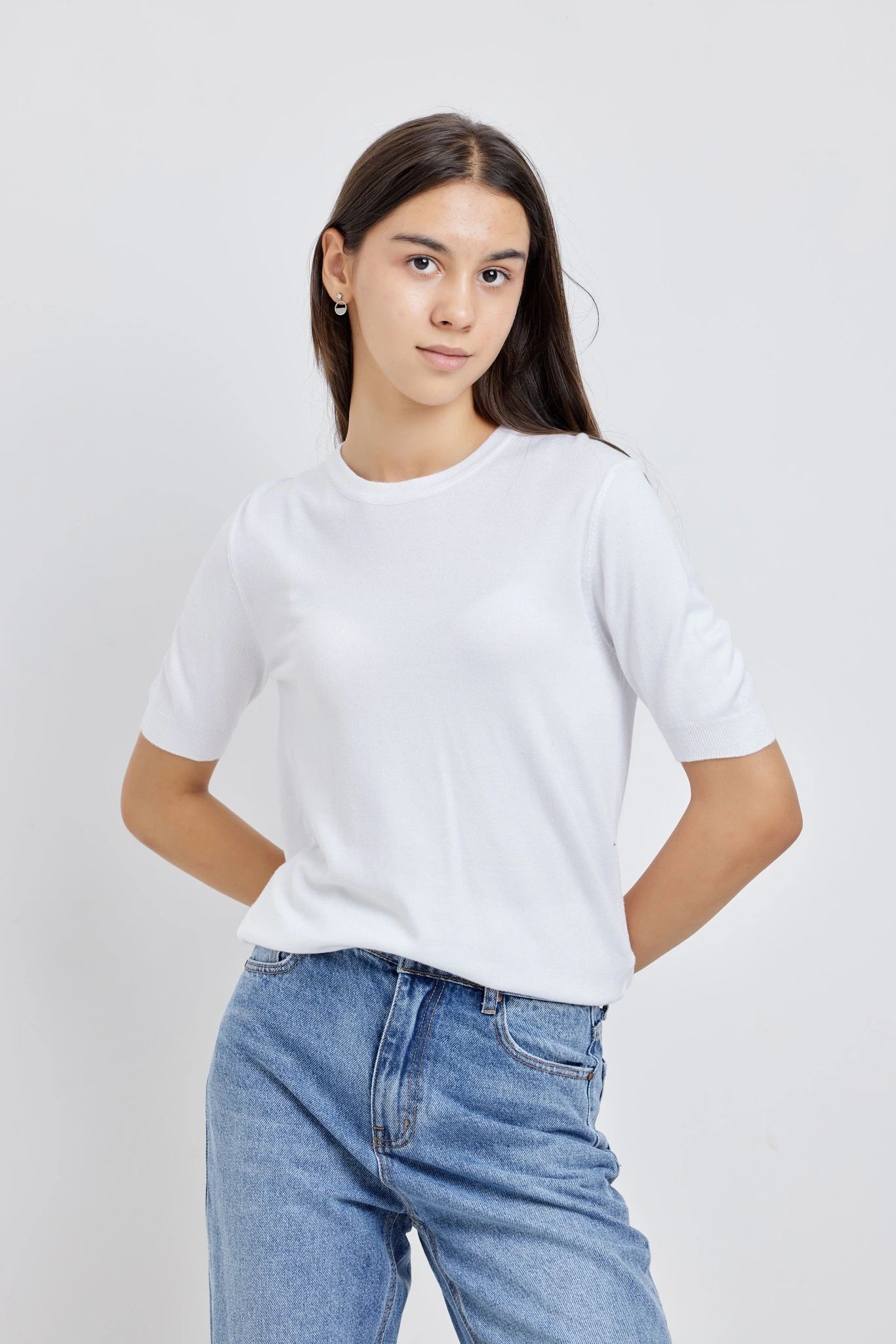 Джемпер белый для женщин 42300-4 60