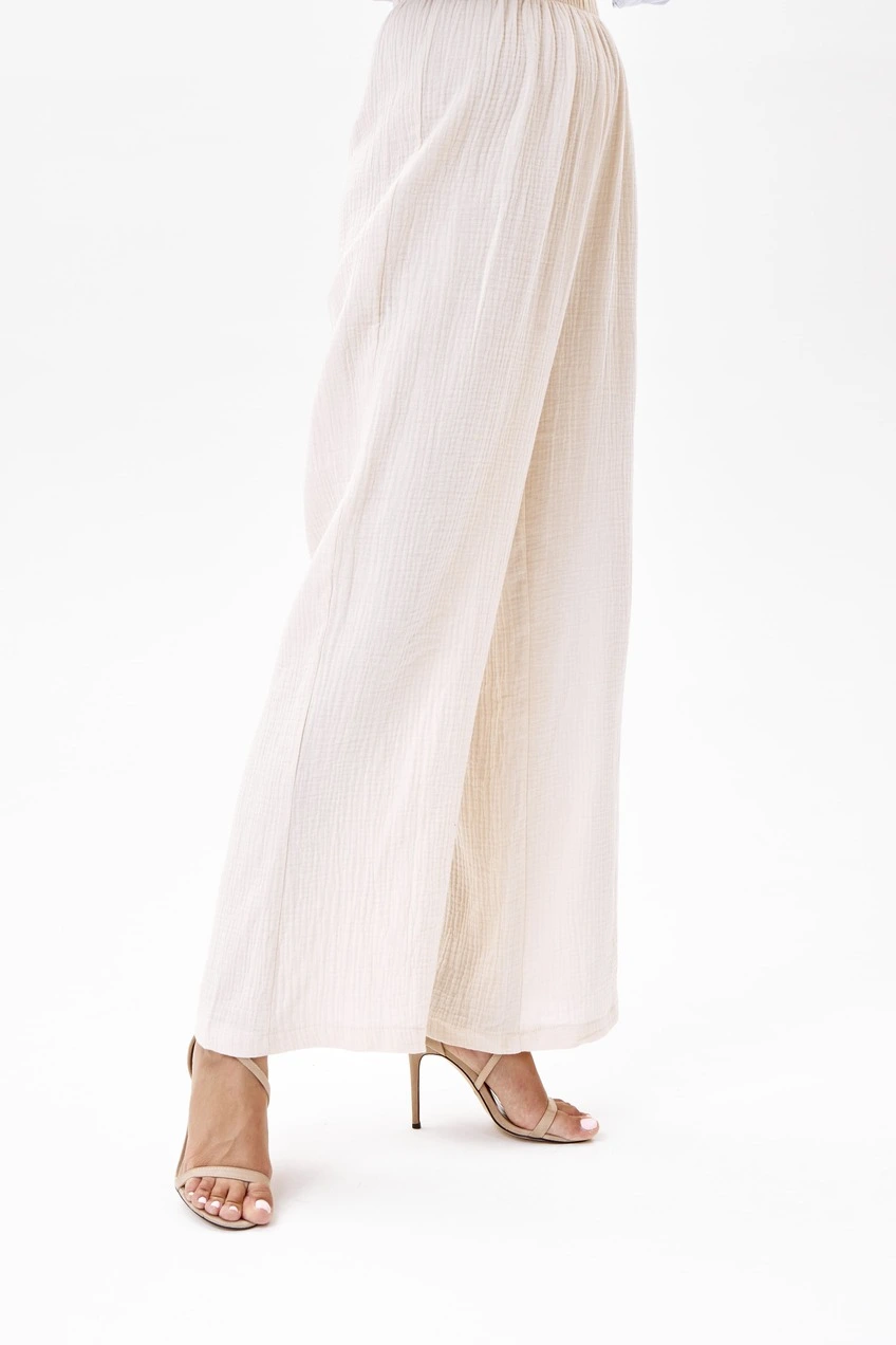 Брюки айвори для женщин 253/251/37315-234 71