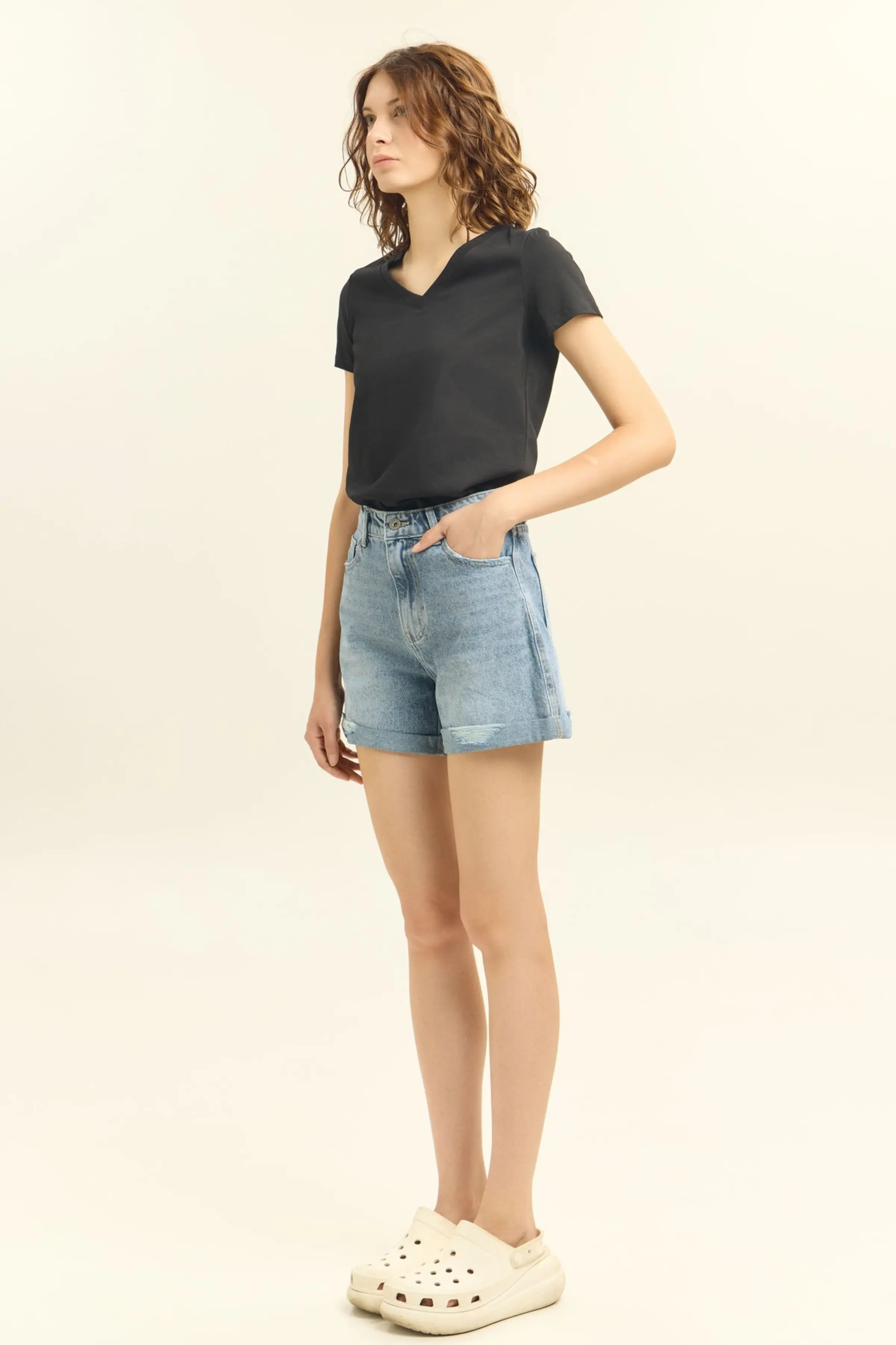 Шорты голубой для женщин 45304-10 57