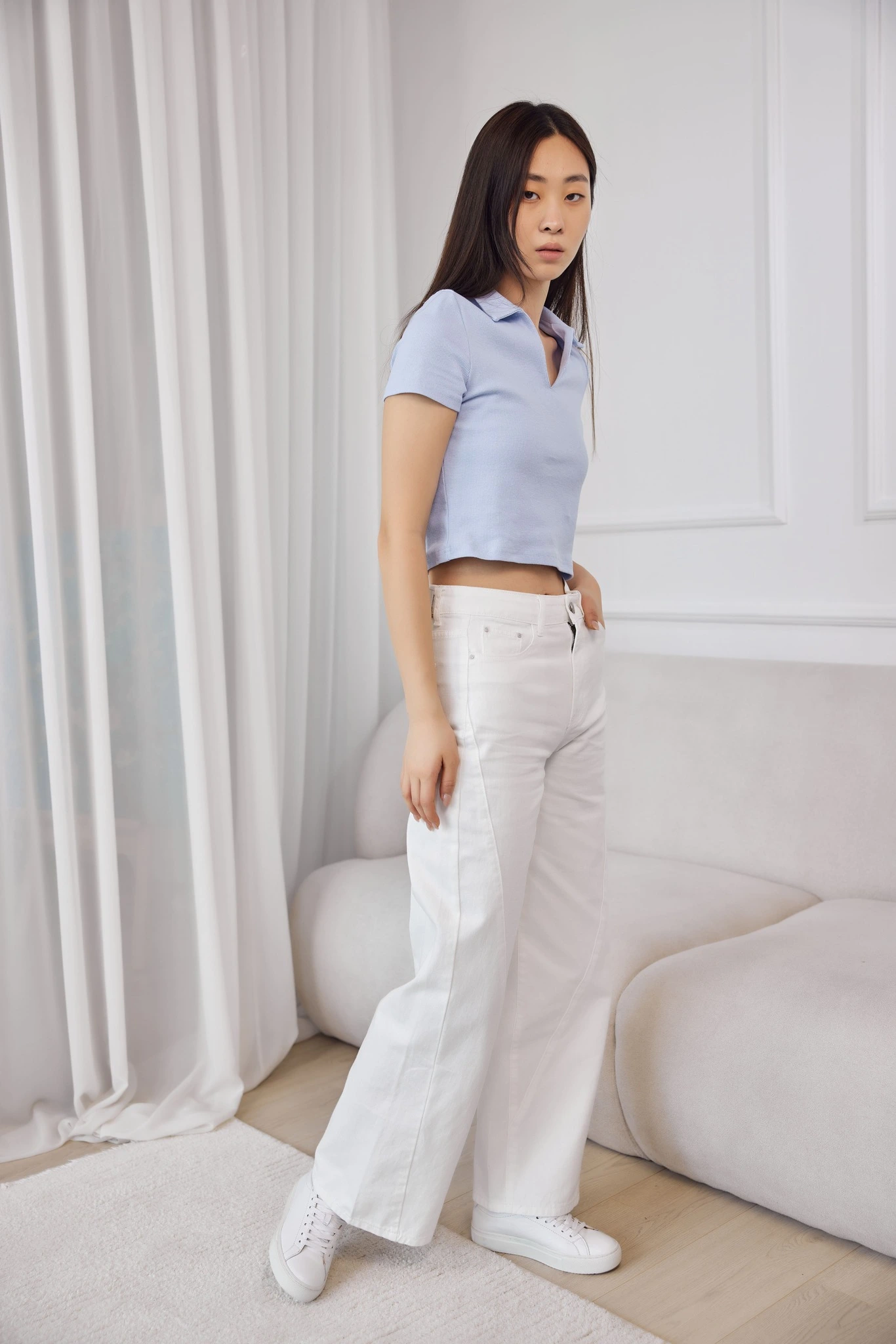 Джинсы белый для женщин 41151-4 74