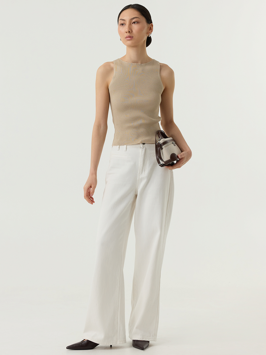 Топ бежевый для женщин 48124-15 46