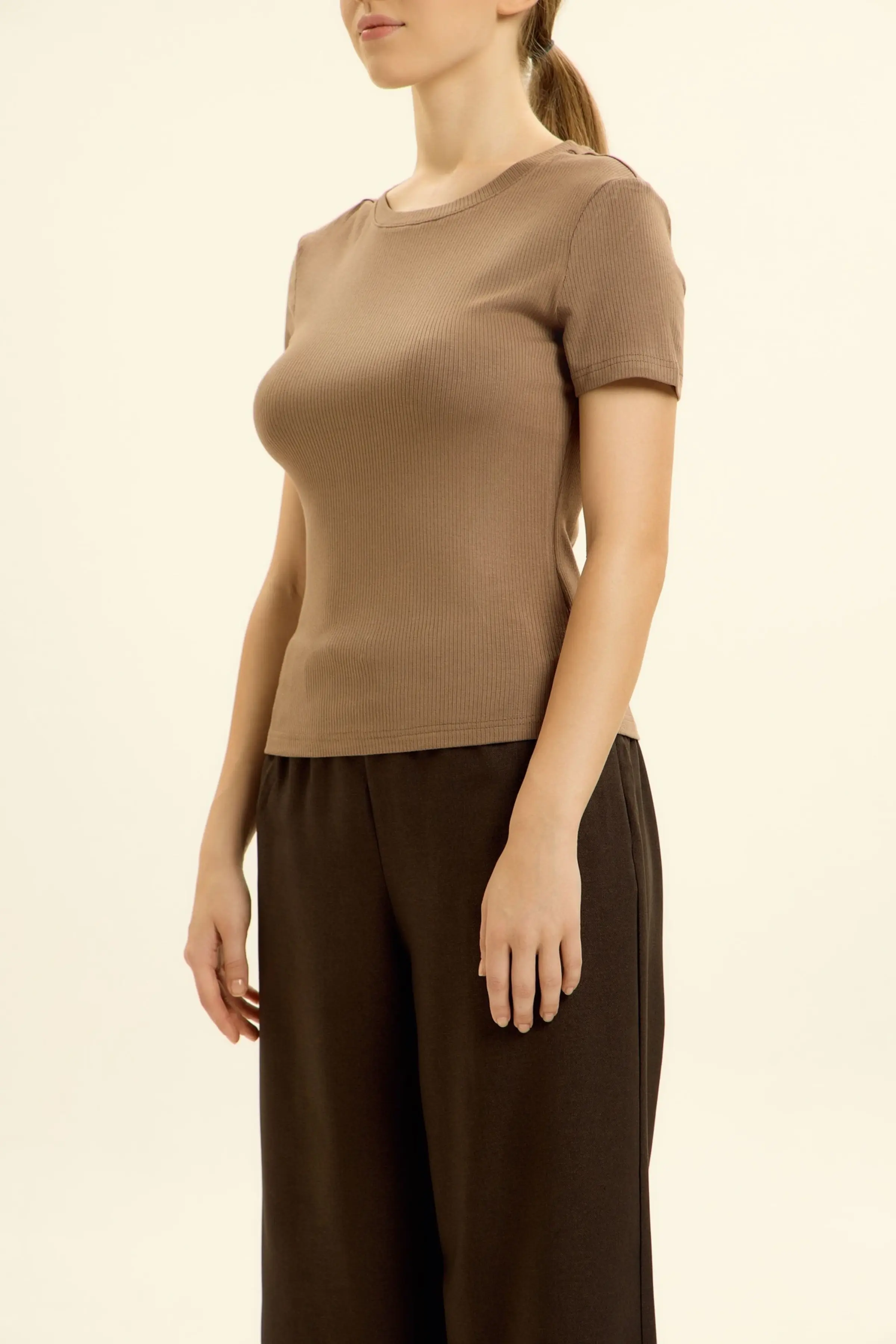 Футболка коричневый для женщин 46254-13 67