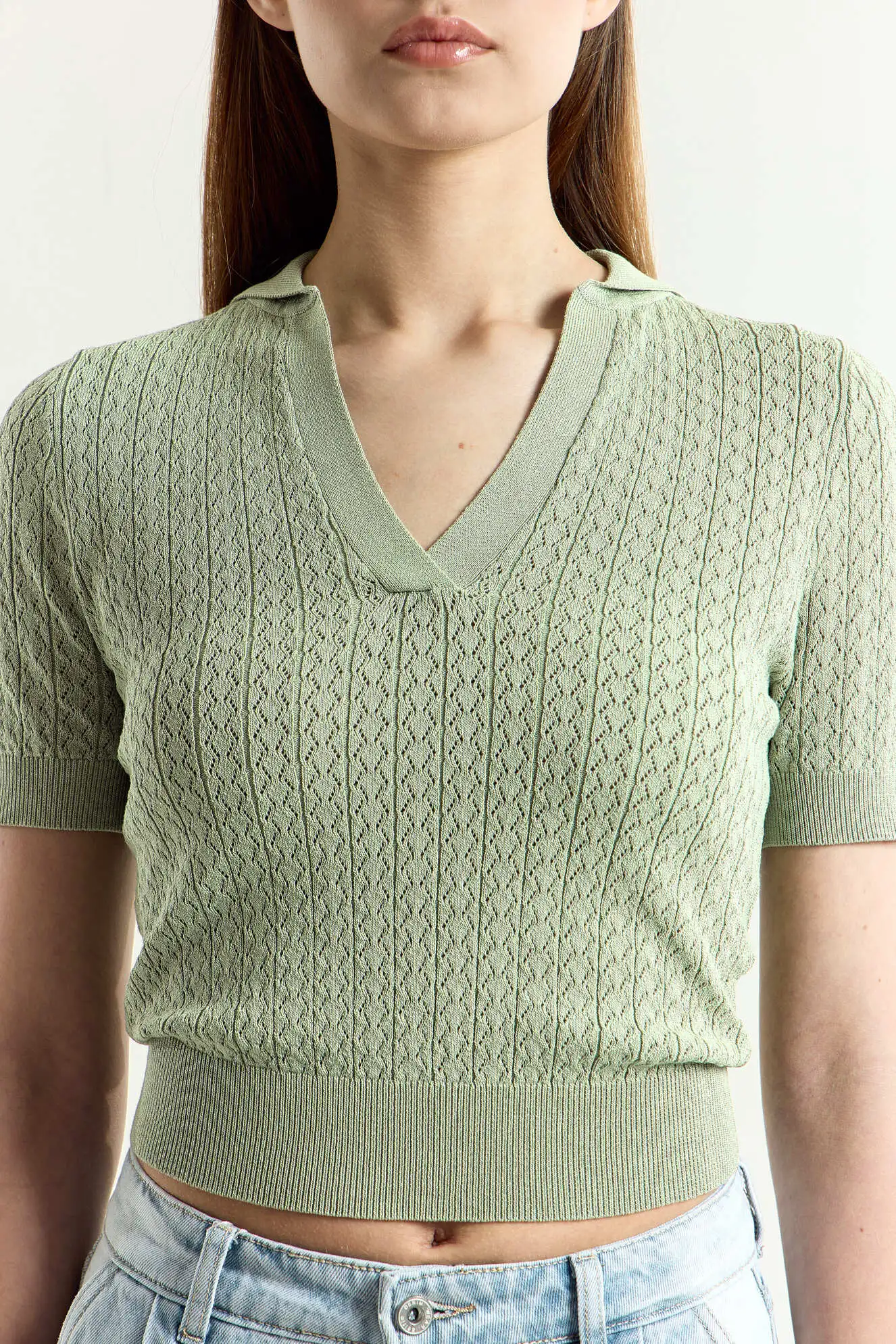 Топ хаки для женщин 45122-14 46