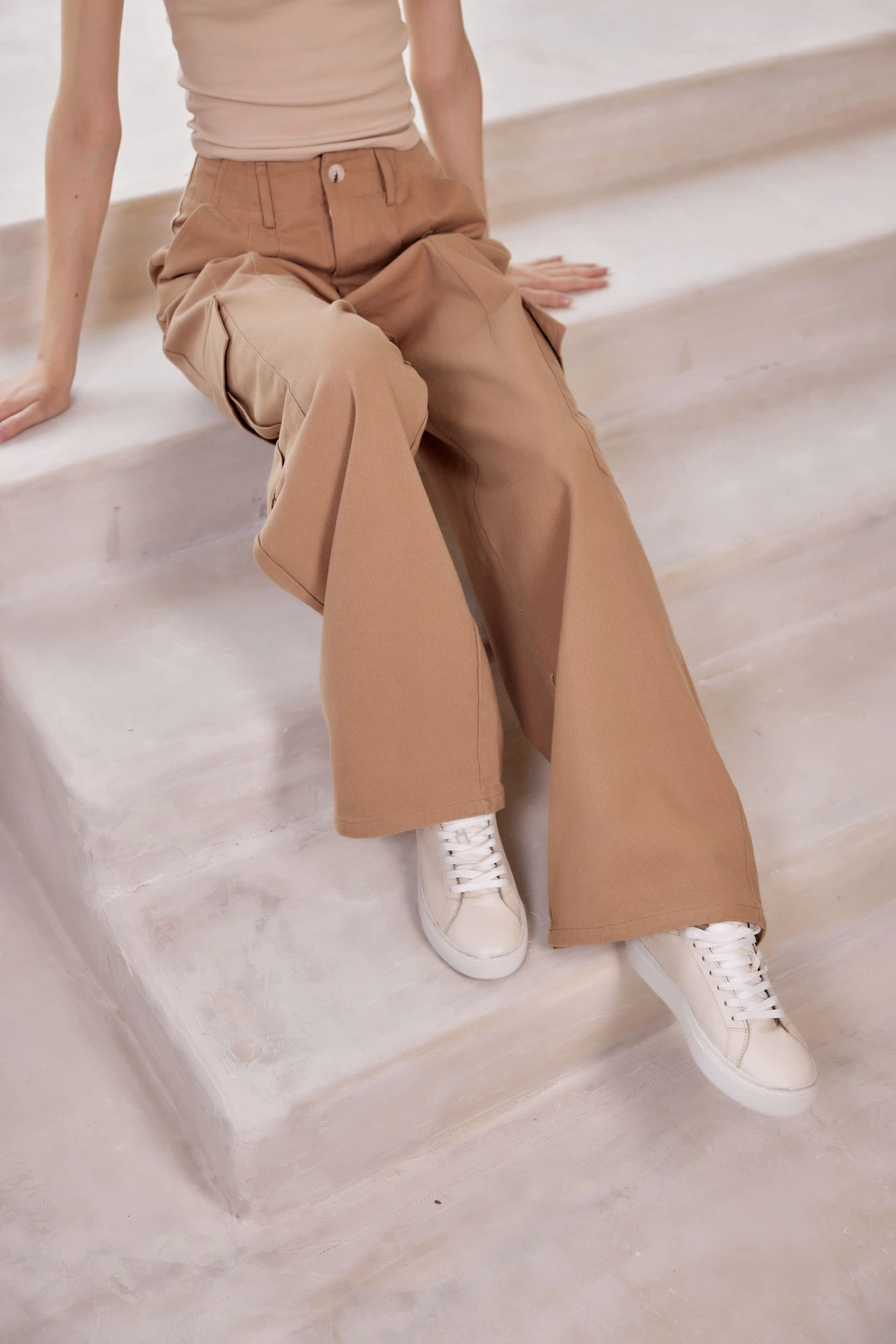 Брюки бежевый для женщин 42269-15 71