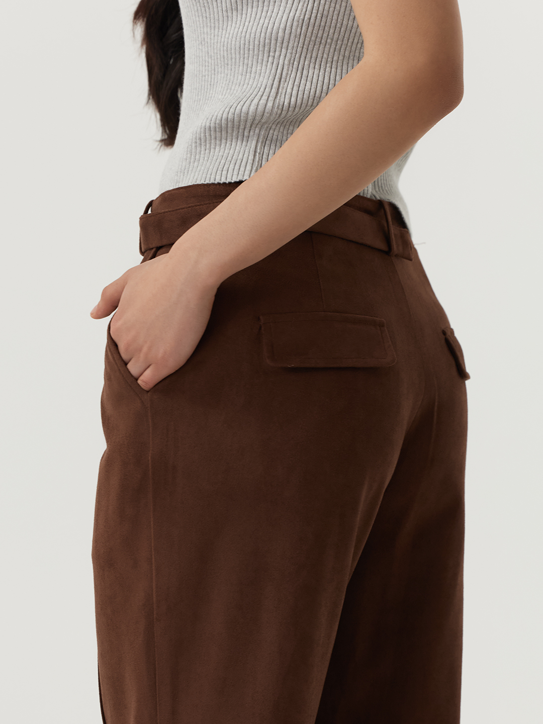 Брюки коричневый для женщин 48177-13 71