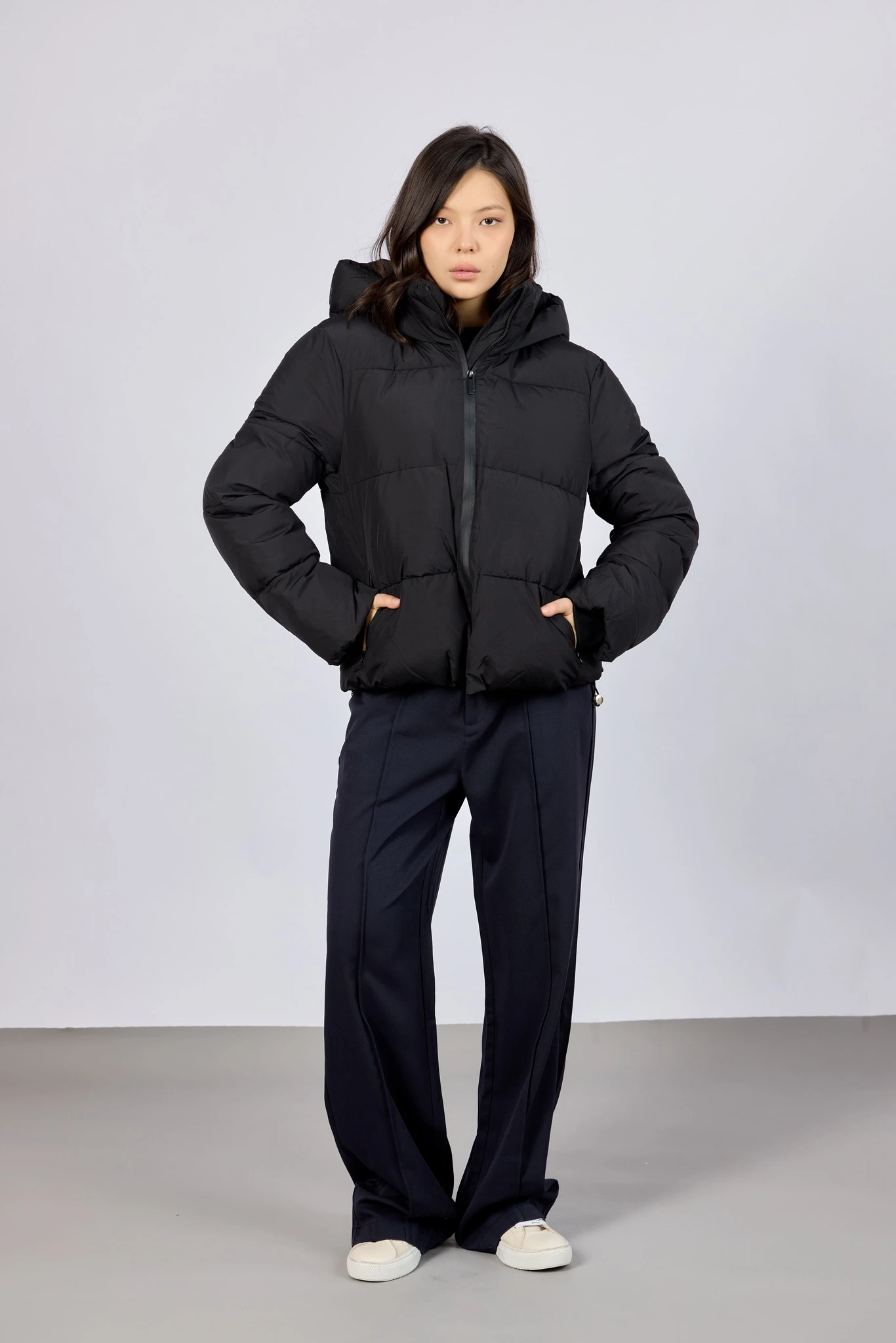 Куртка черный для женщин 43411-1 47