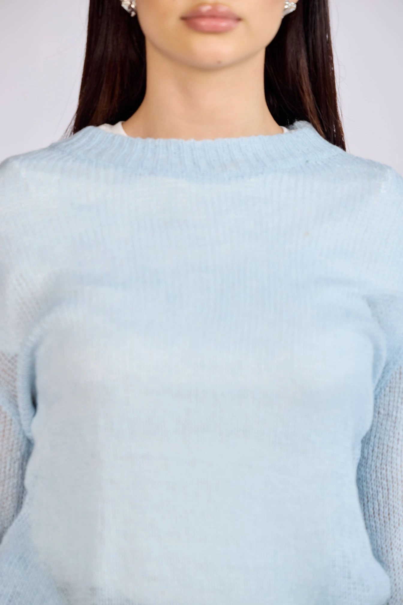 Джемпер светло-голубой для женщин 43102-25 60