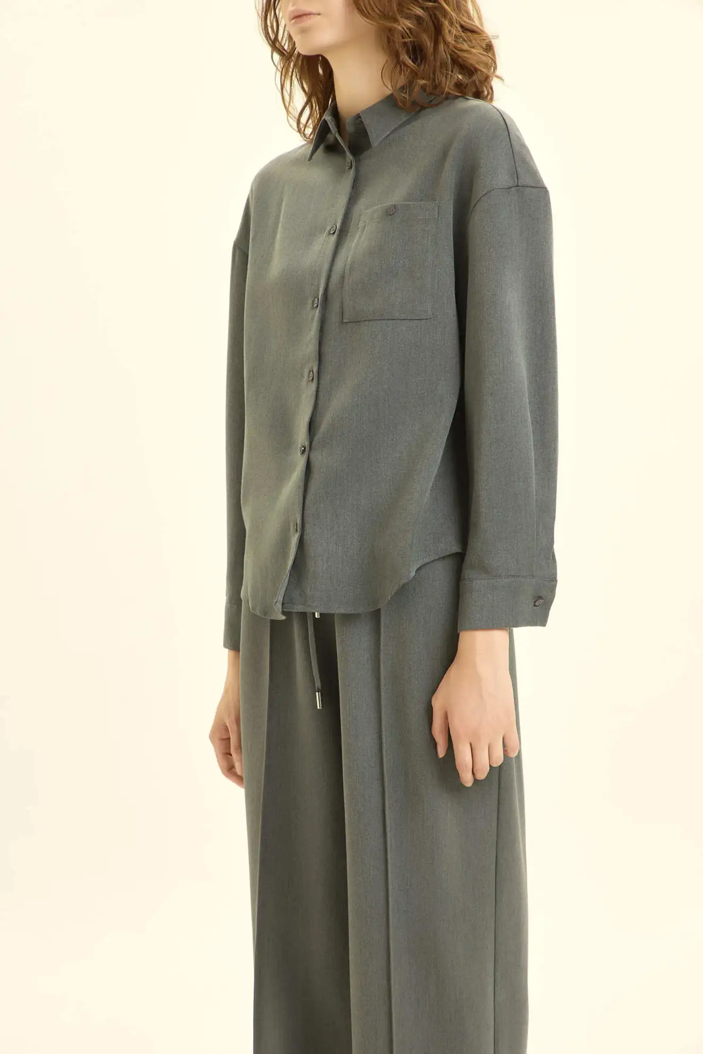 Рубашка серый для женщин 46302-61 66