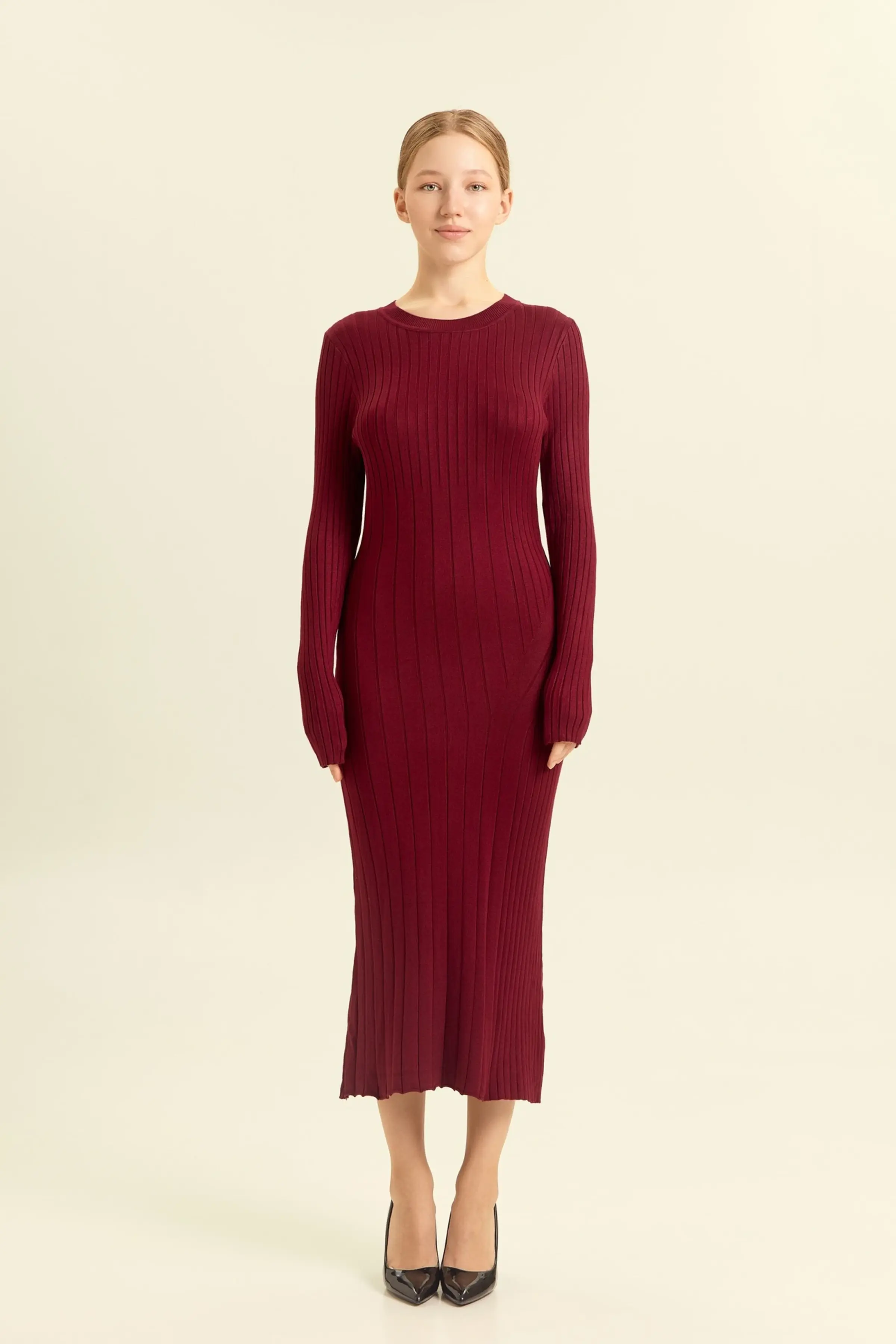 Платье бордовый для женщин 46204-67 54