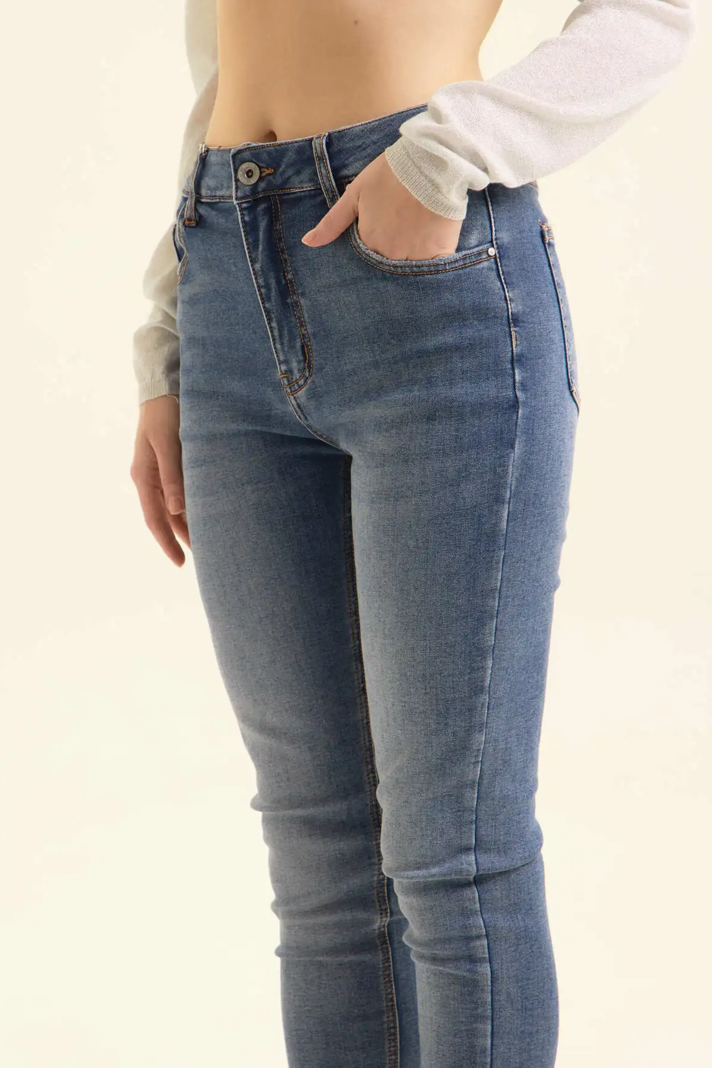 Джинсы светло-синий для женщин 47186-195 74