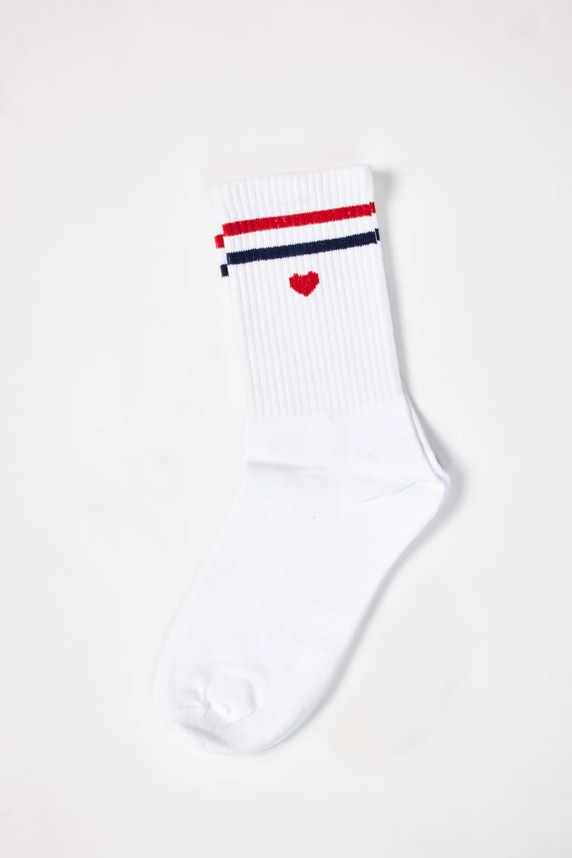 Носки белый+черный для женщин K-212-238 21