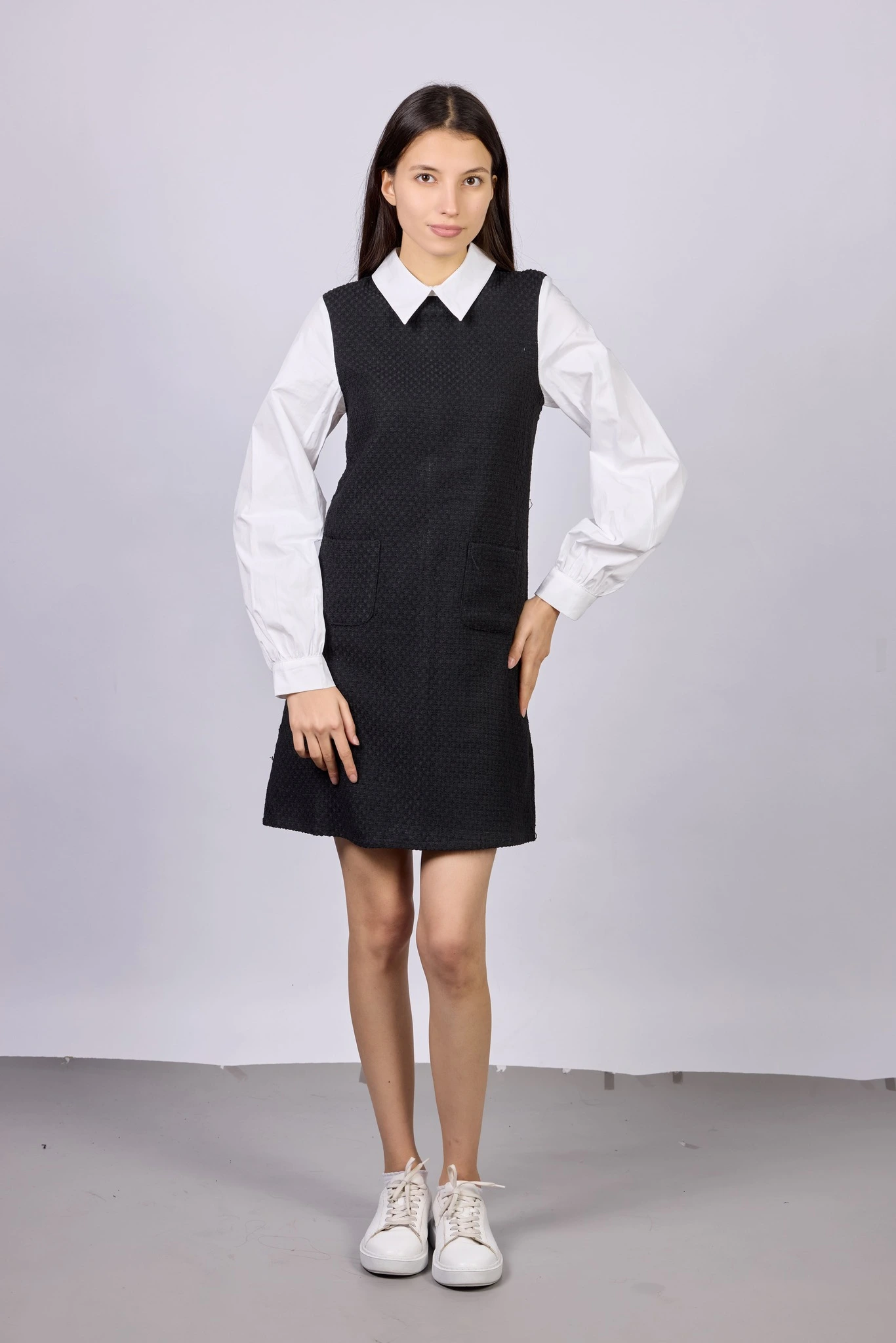 Платье черный для женщин 42103-1 54