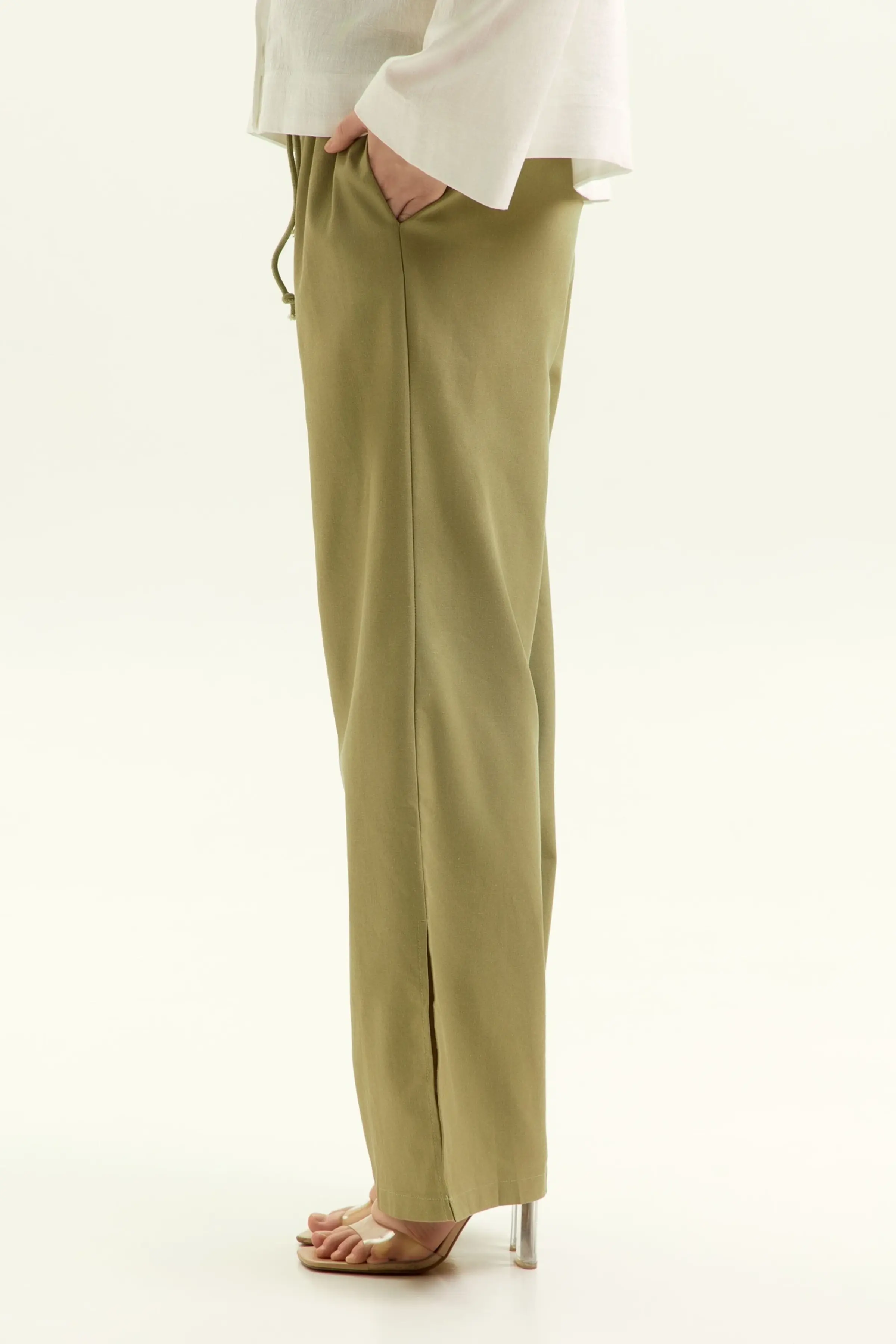 Брюки хаки для женщин 45154-14 71