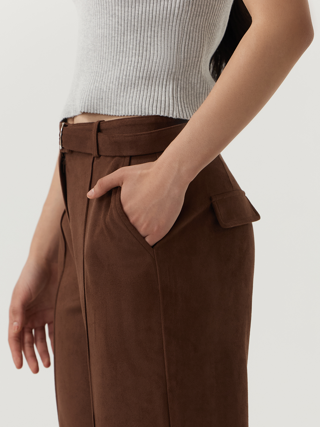 Брюки коричневый для женщин 48177-13 71