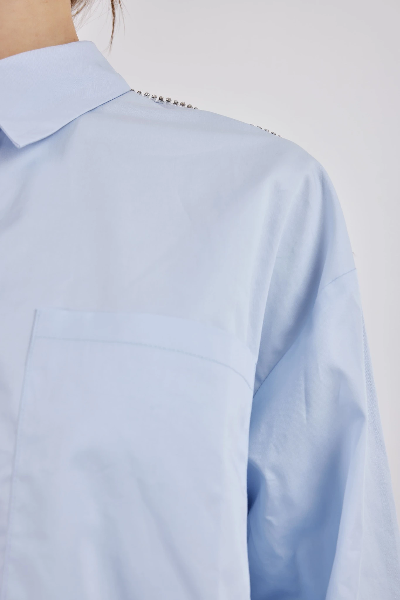 Рубашка голубой для женщин 41147-10 66