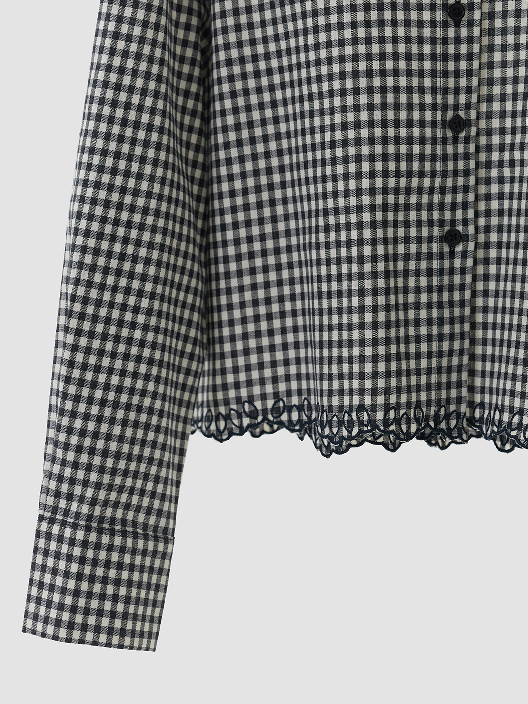 Рубашка бело-черная клетка для женщин 48256-56 66