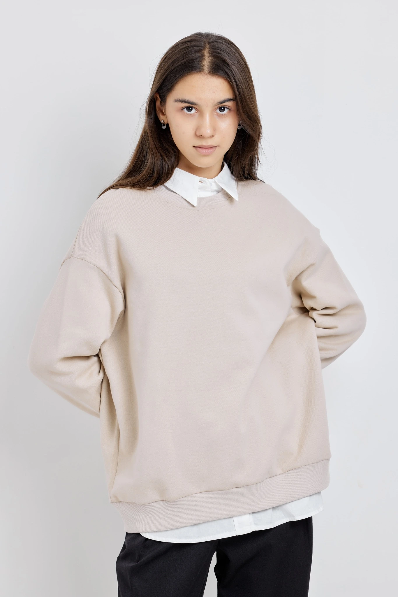 Толстовка бежевый для женщин 42293-15 55