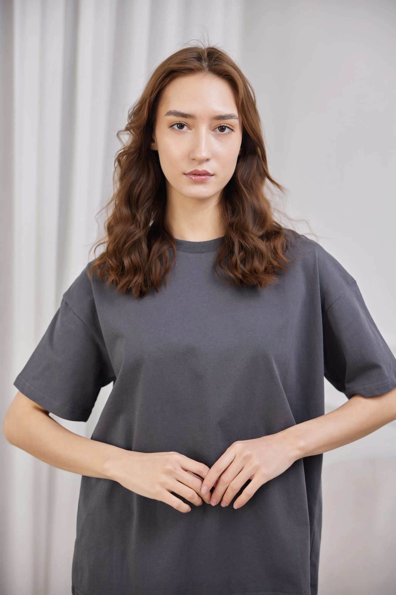 Футболка темно-серый для женщин 41285-12 67