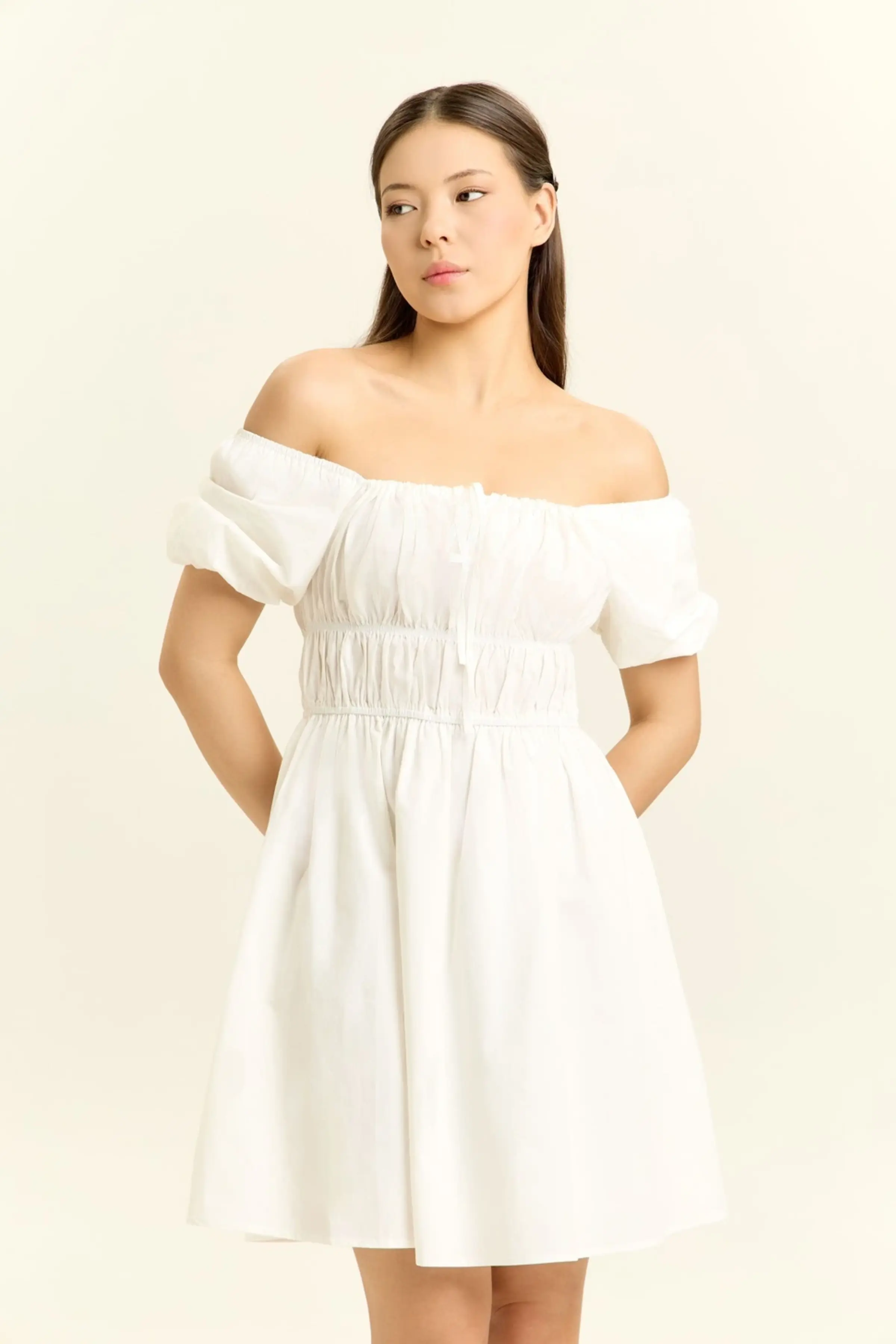 Платье белый для женщин 45101-4 54