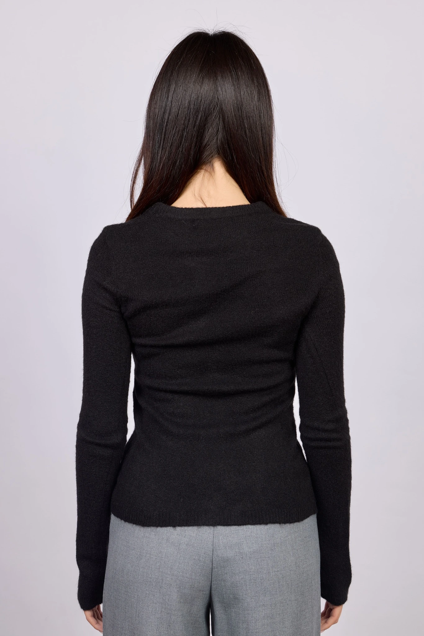 Джемпер черный для женщин 42217-1 60