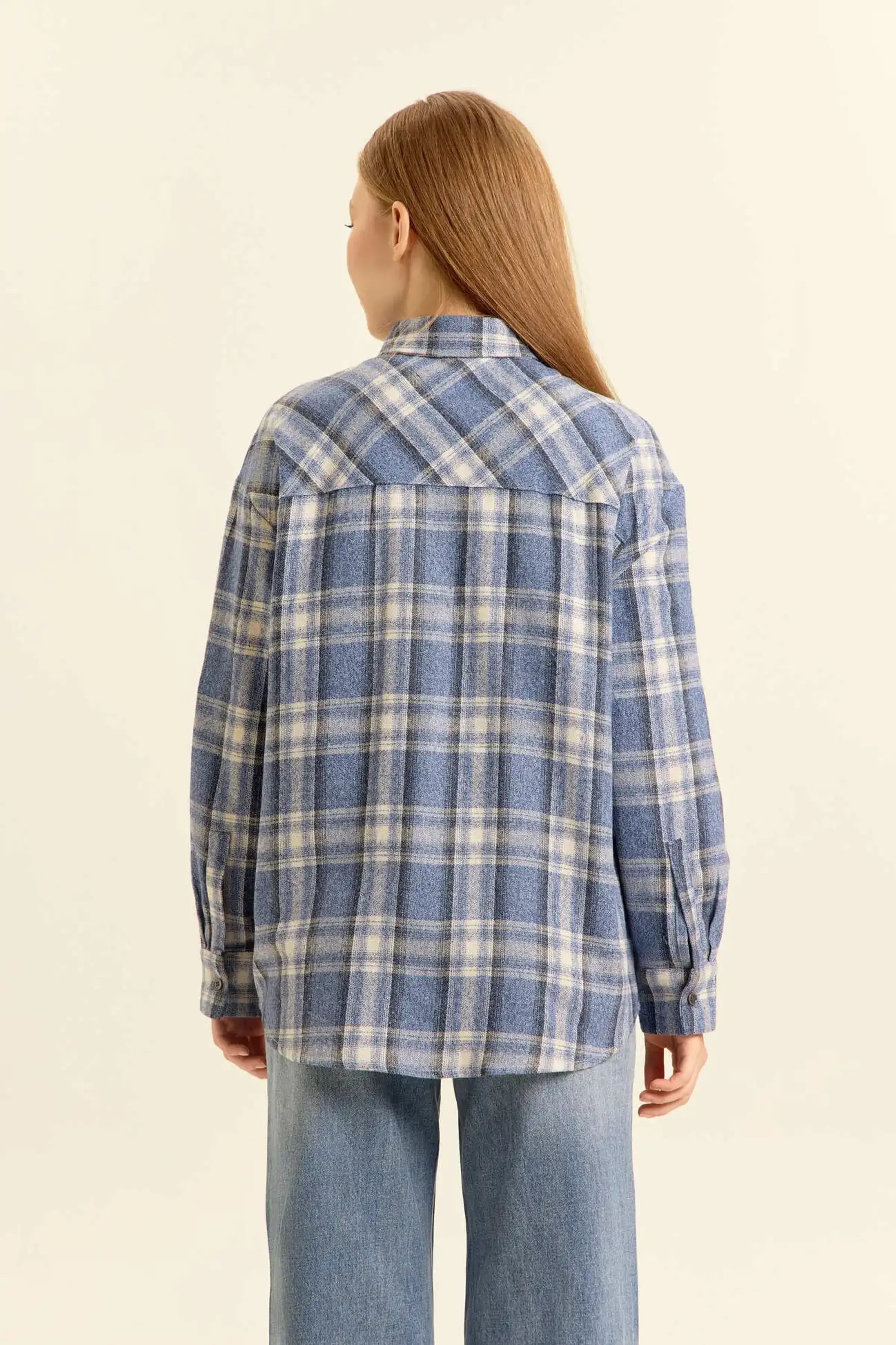 Рубашка голубой для женщин 46309-10 66