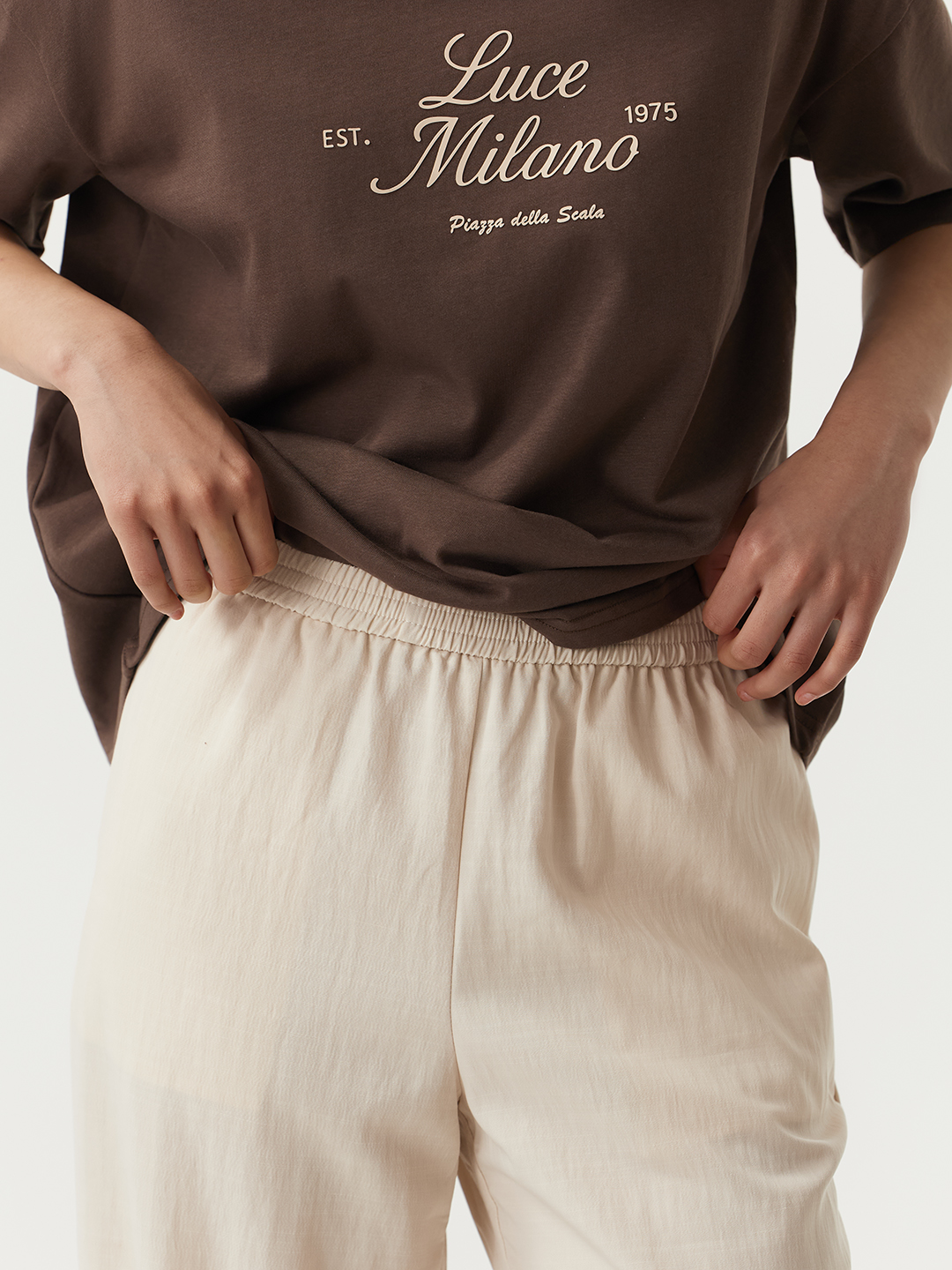 Брюки айвори для женщин 48214-234 71